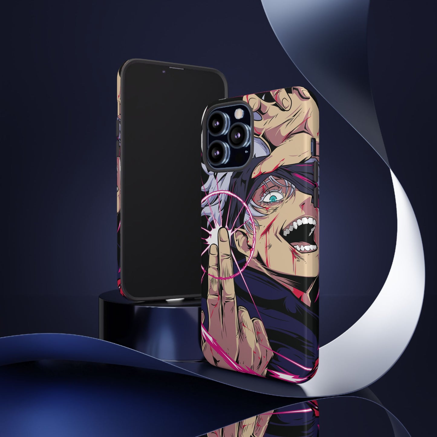 OMNI™ Jujutsu Kaisen Satoru Gojo Reversal Red Technique Double Layered Phone Case