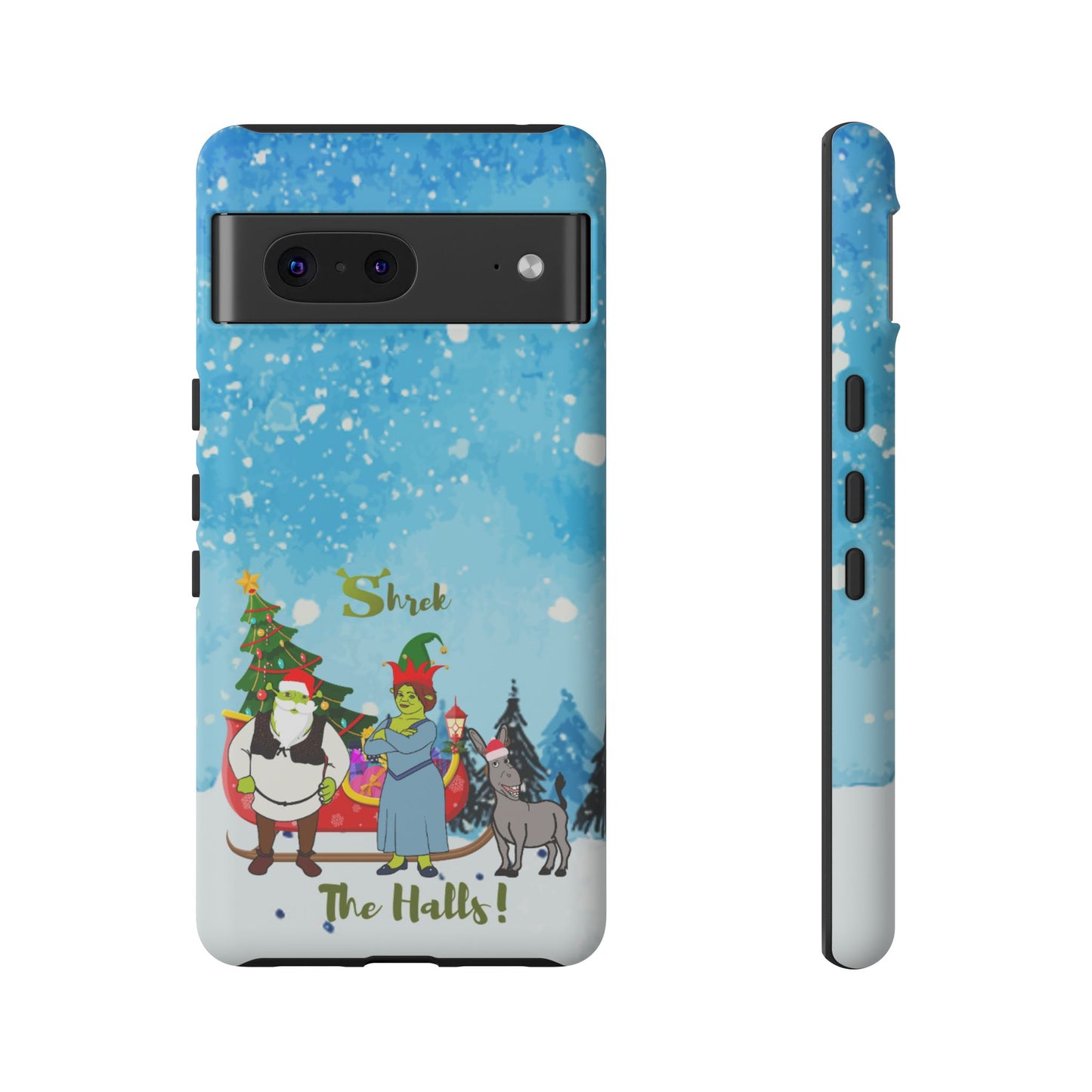 OMNI™ Shrek The Halls! (Shrek Trio: Shrek, Fiona and Donkey) Christmas Themed Phone Cases