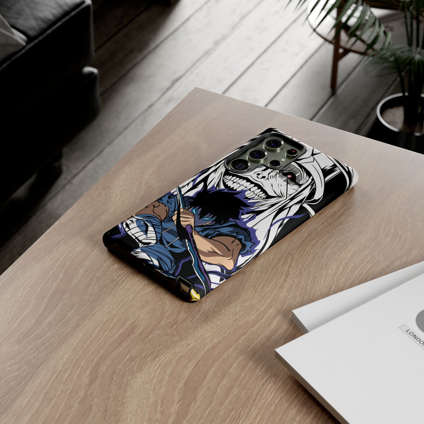 OMNI™ Solo Leveling Sung Jinwoo Vs Statue Of God II Double Layered Phone Case