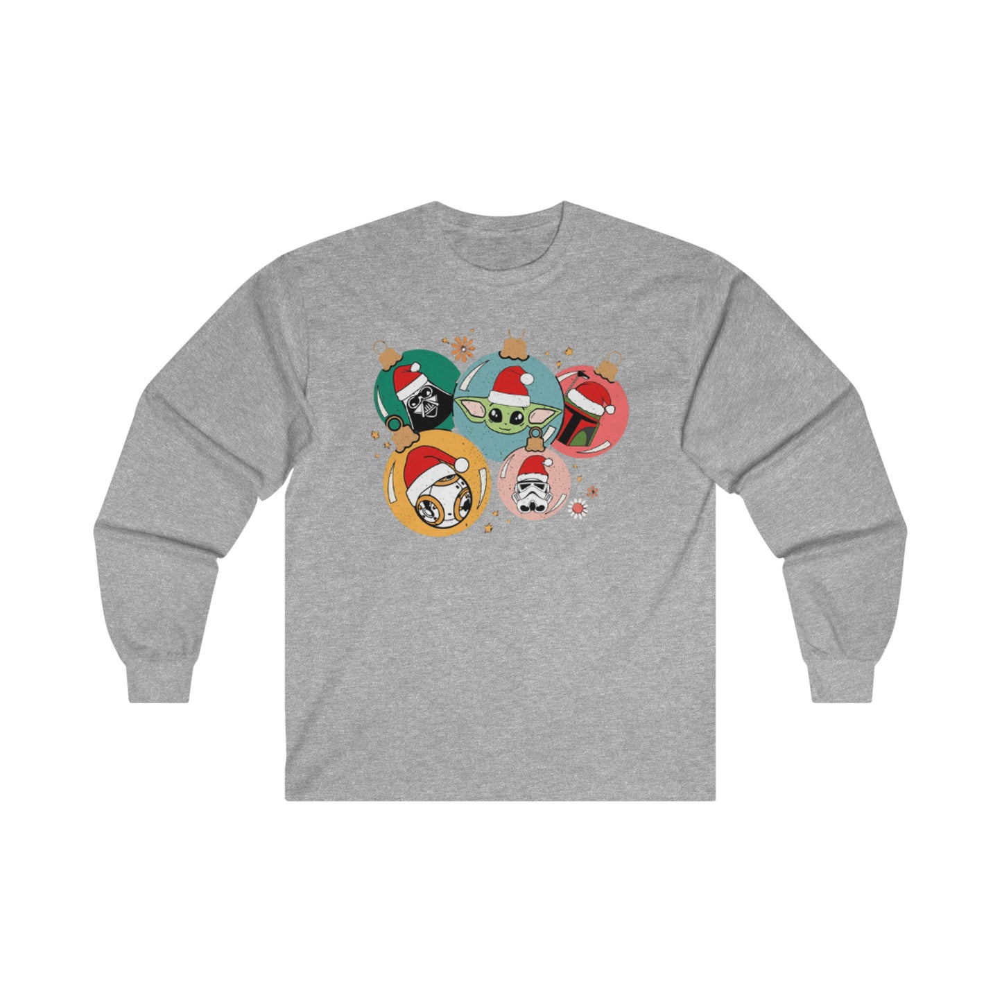 OMNI™ Star Wars Christmas Themed Unisex Ultra Cotton Long Sleeve T-Shirt