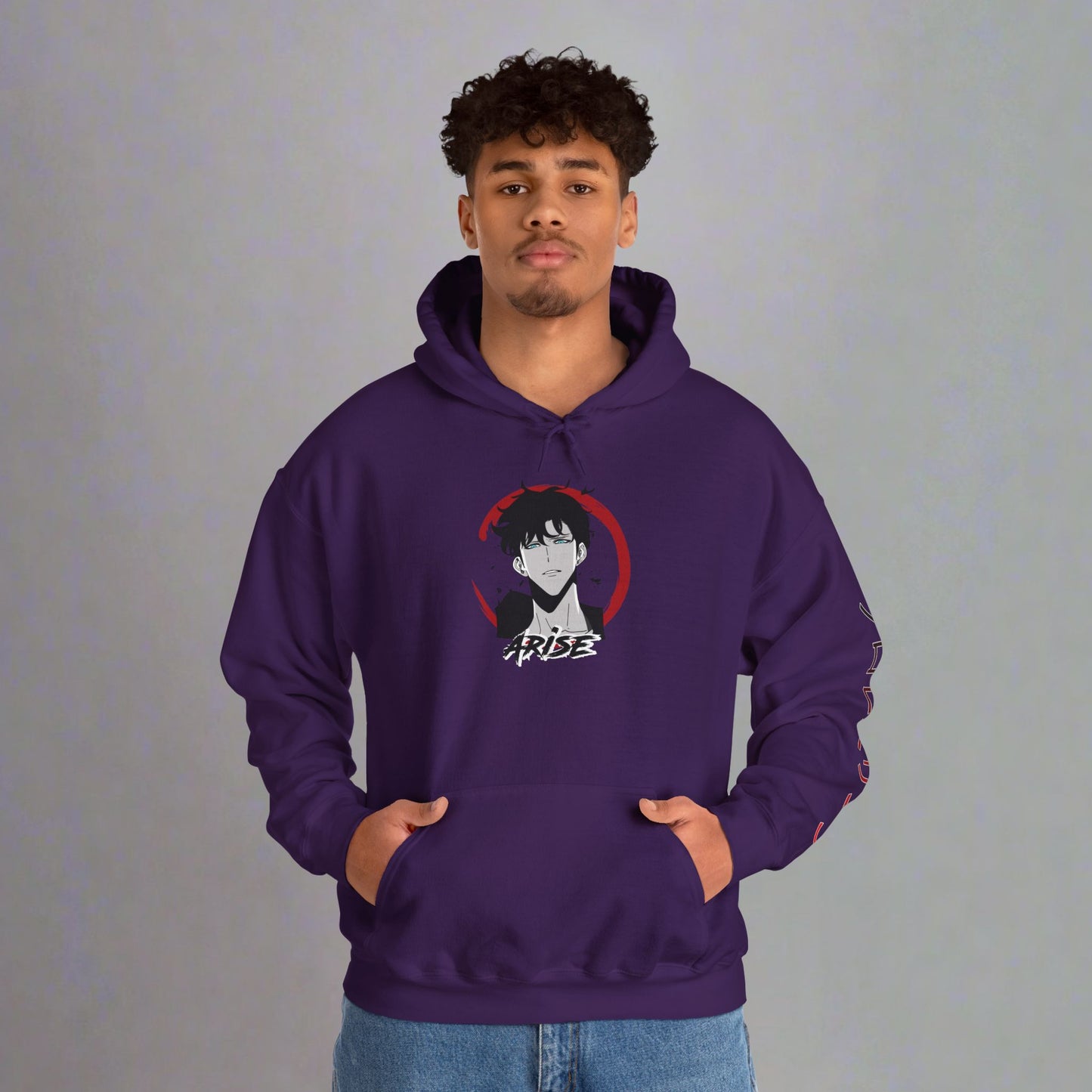 OMNI™ Solo Leveling Sung Jin-Woo Arise III Unisex Heavy Blend Hoodie