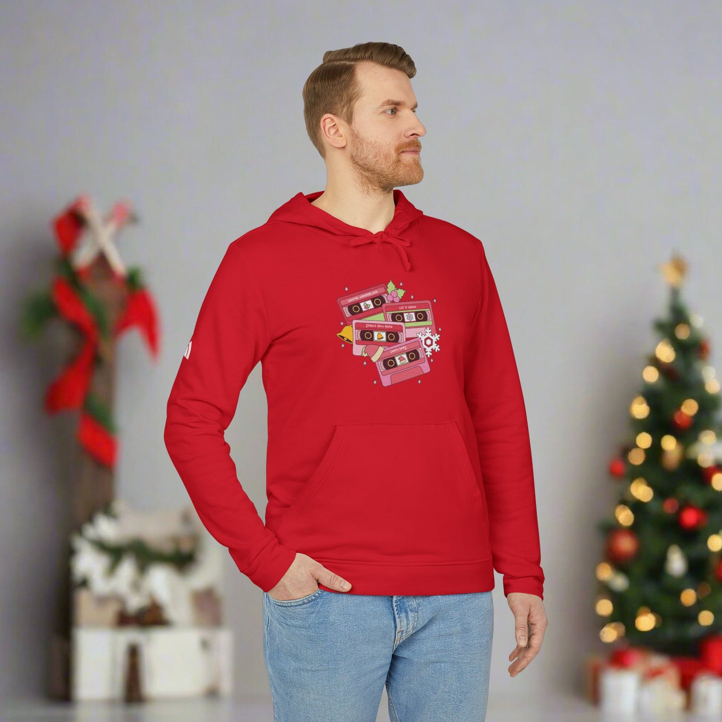 OMNI™ Christmas Carol Adidas Unisex Fleece Hoodie
