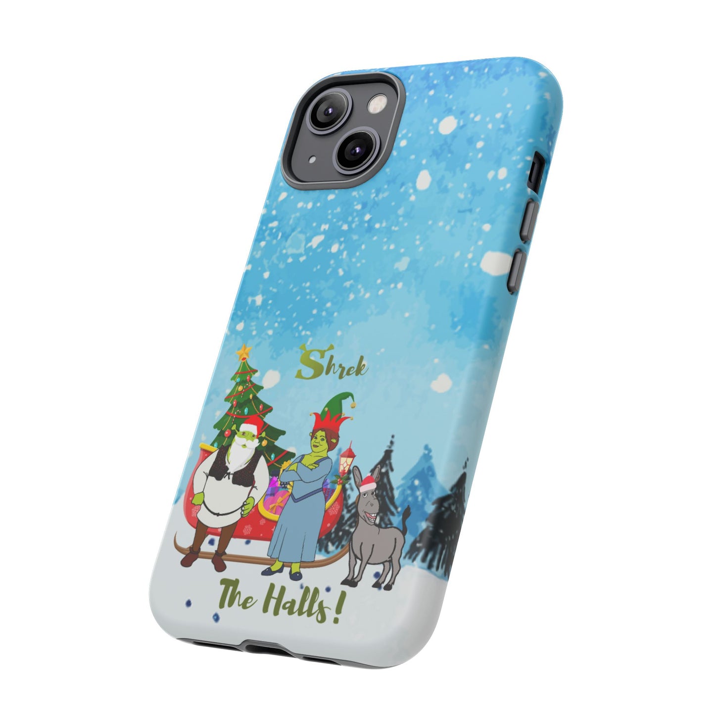OMNI™ Shrek The Halls! (Shrek Trio: Shrek, Fiona and Donkey) Christmas Themed Phone Cases