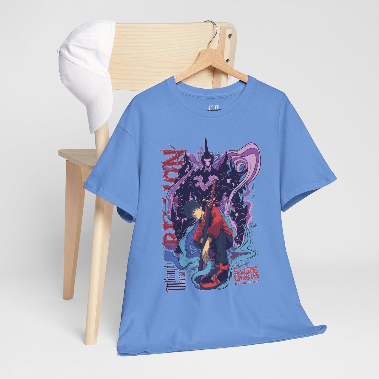 OMNI™ Solo Leveling Sung Drip-Woo Unisex Heavy Cotton T-Shirt