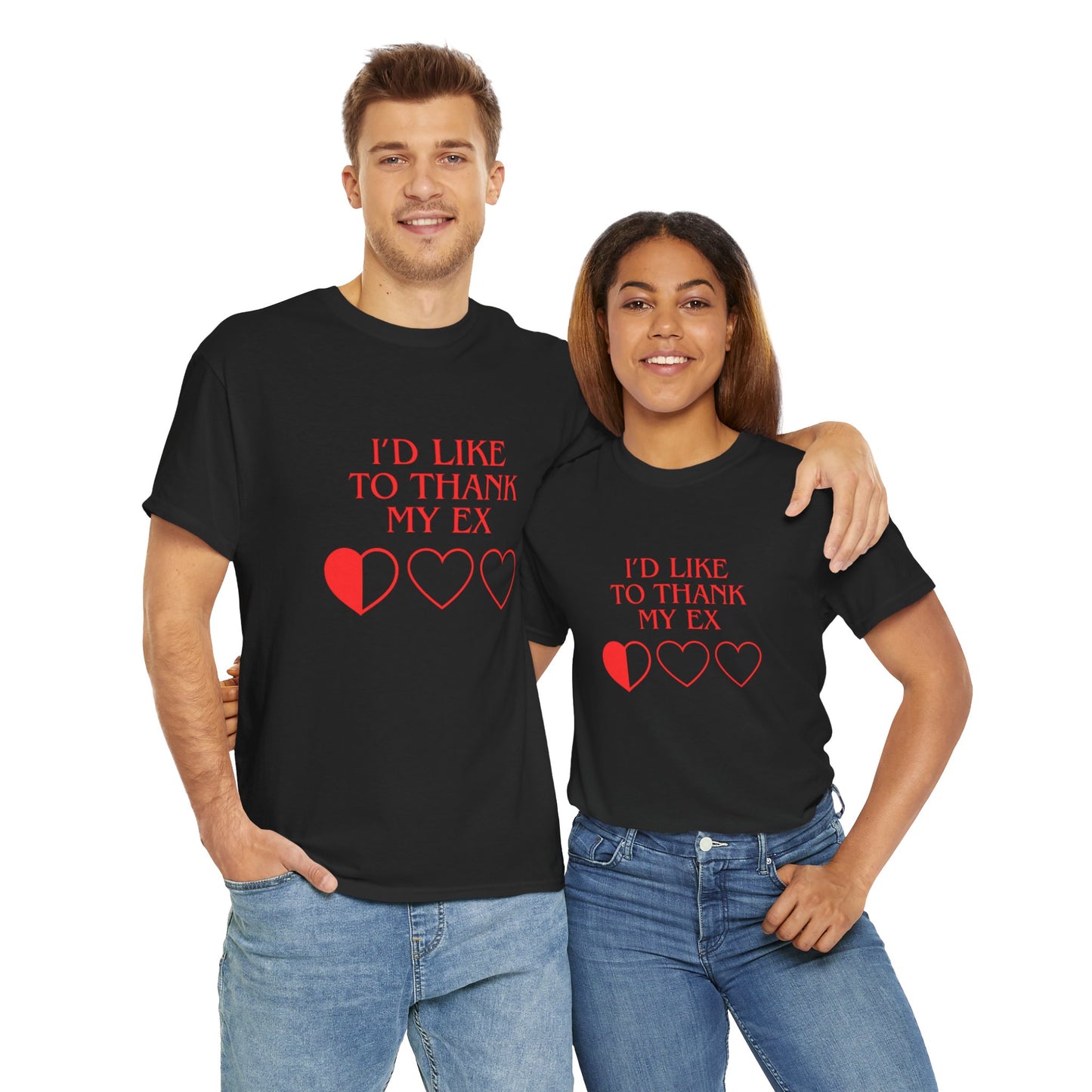 OMNI™ I'D Like To Thank My Ex Unisex Heavy Cotton T-Shirt
