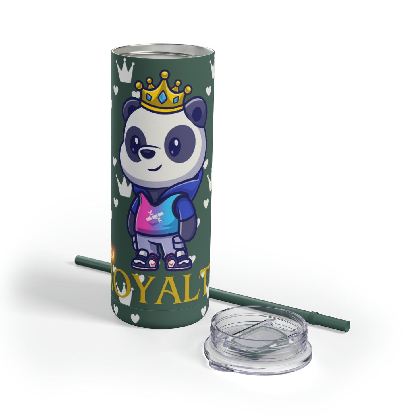 OMNI™ Royalty Panda Maars Maker Skinny Matte Tumbler (20oz)