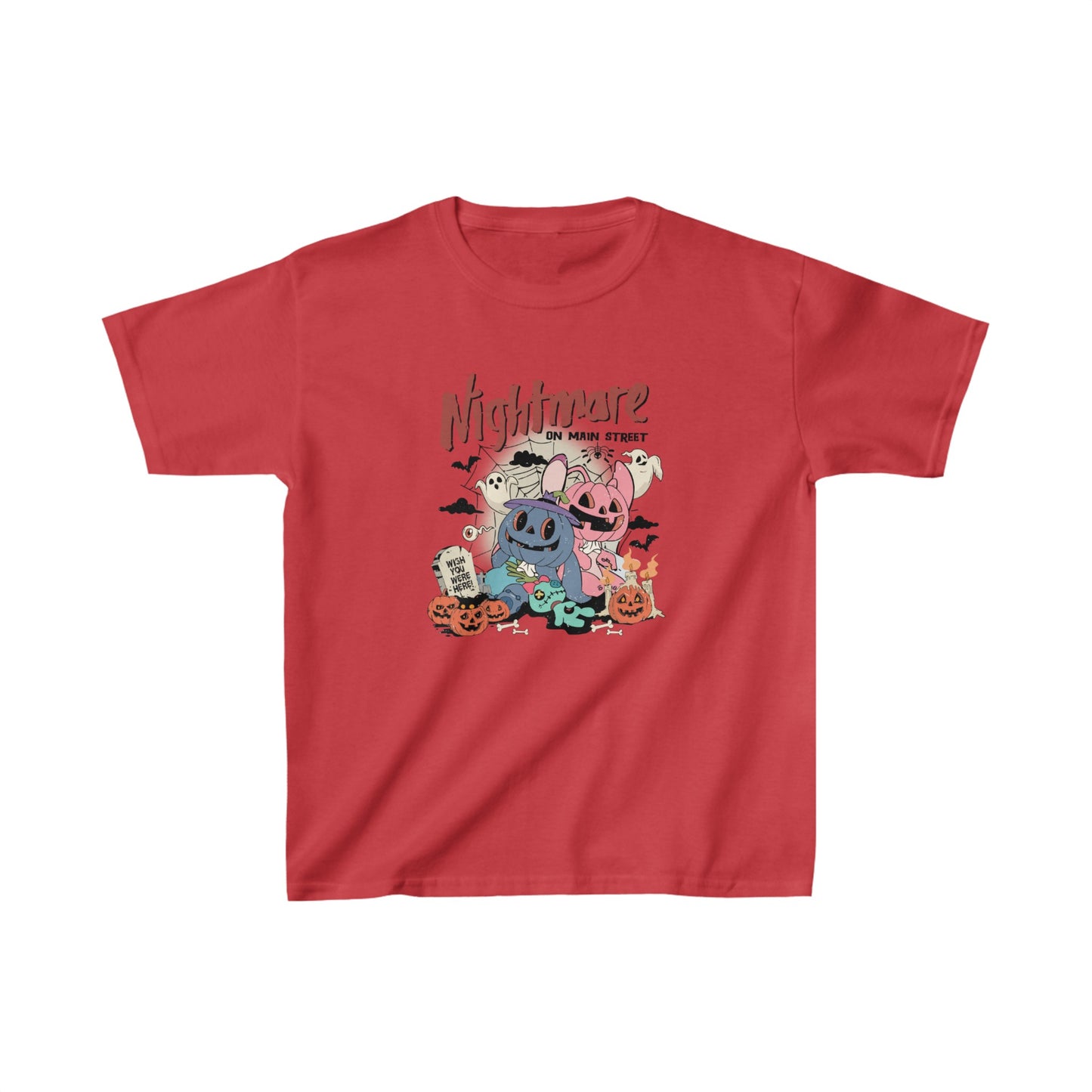OMNI™ Nightmare On Main Street Unisex Kids Heavy Cotton T-Shirt