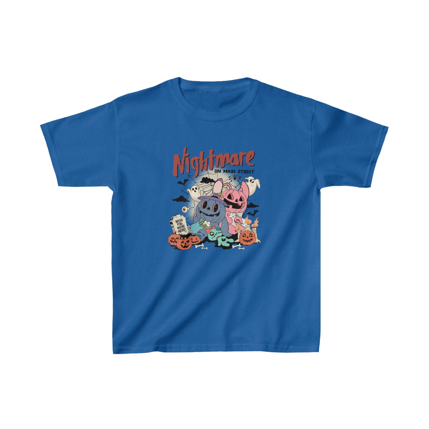 OMNI™ Nightmare On Main Street Unisex Kids Heavy Cotton T-Shirt