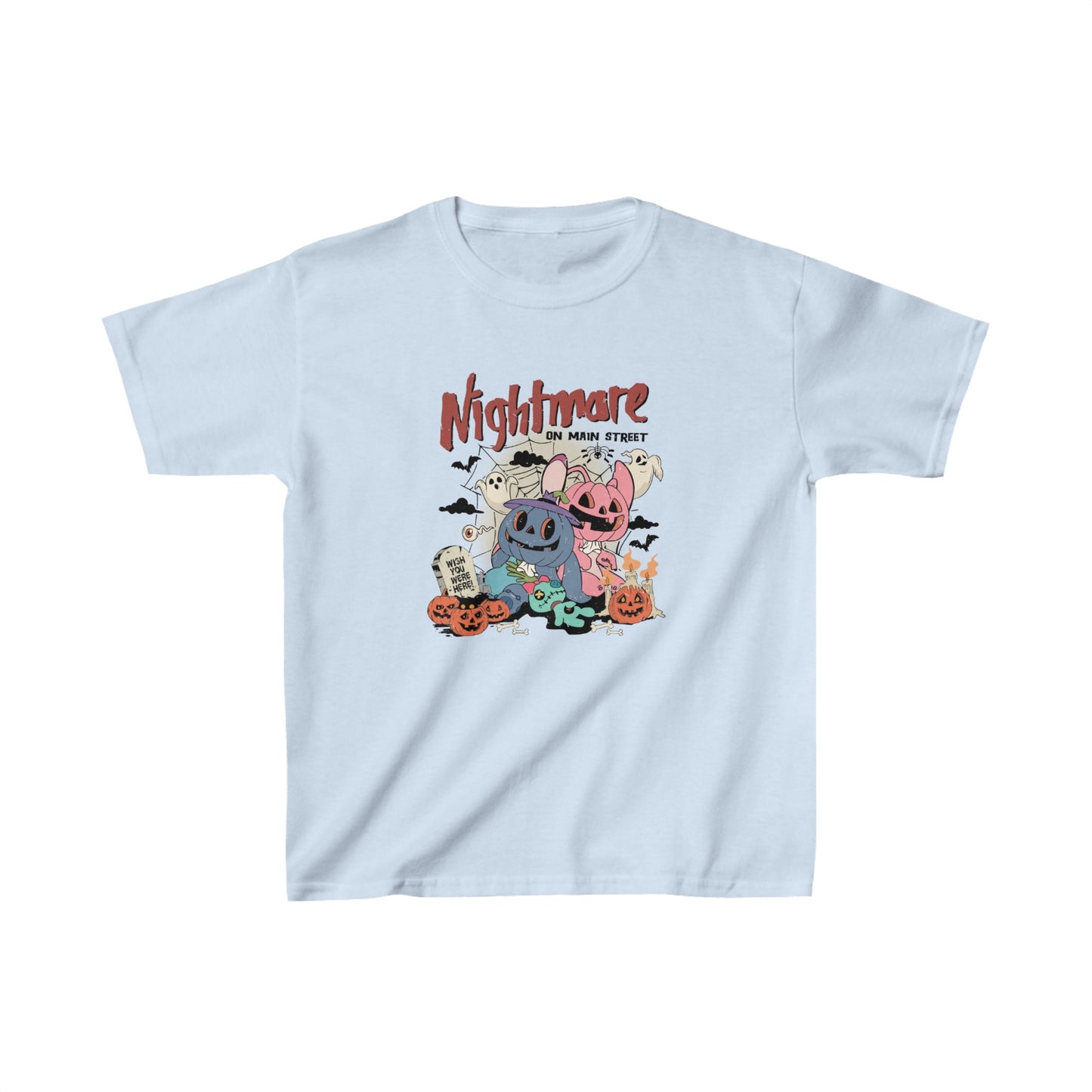OMNI™ Nightmare On Main Street Unisex Kids Heavy Cotton T-Shirt