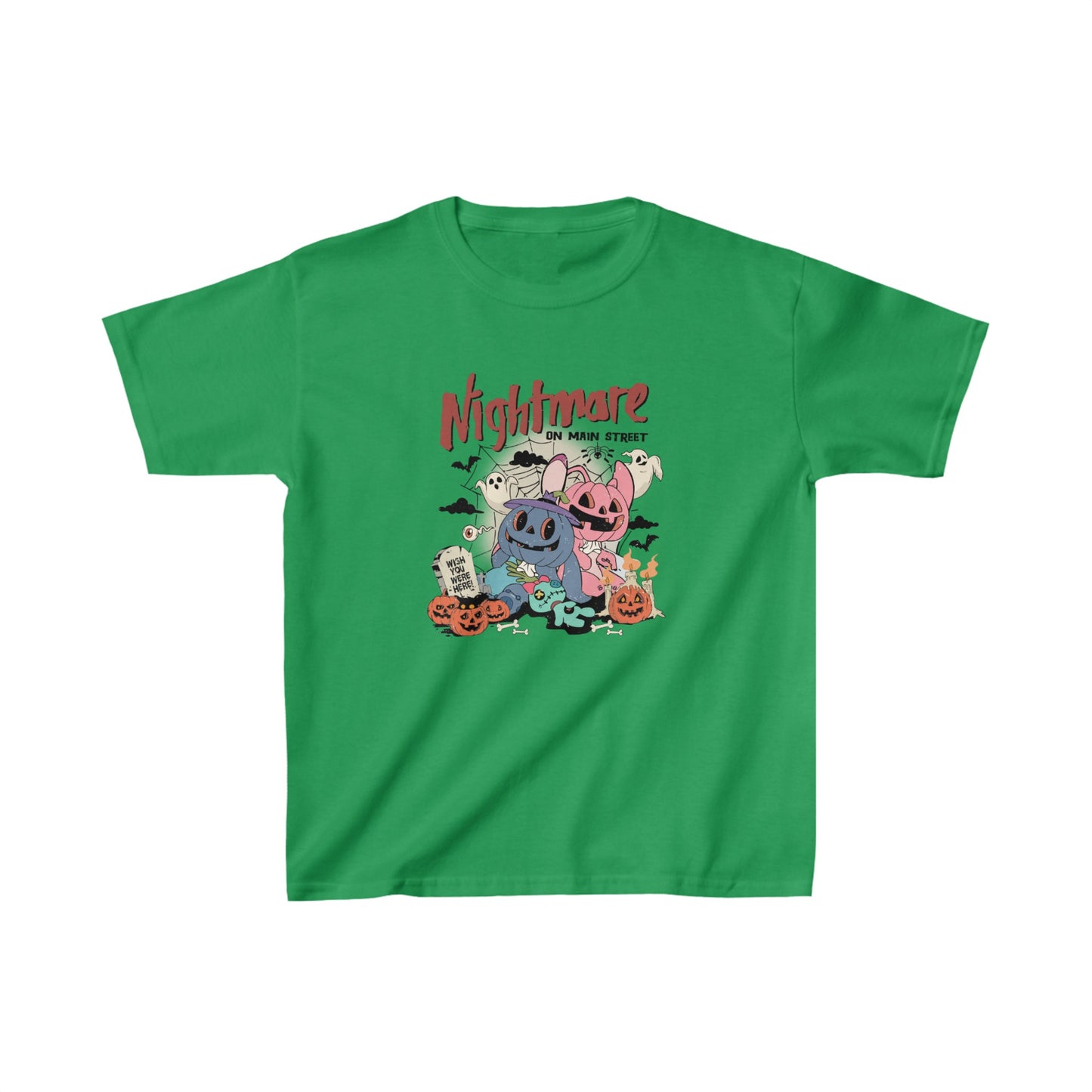 OMNI™ Nightmare On Main Street Unisex Kids Heavy Cotton T-Shirt