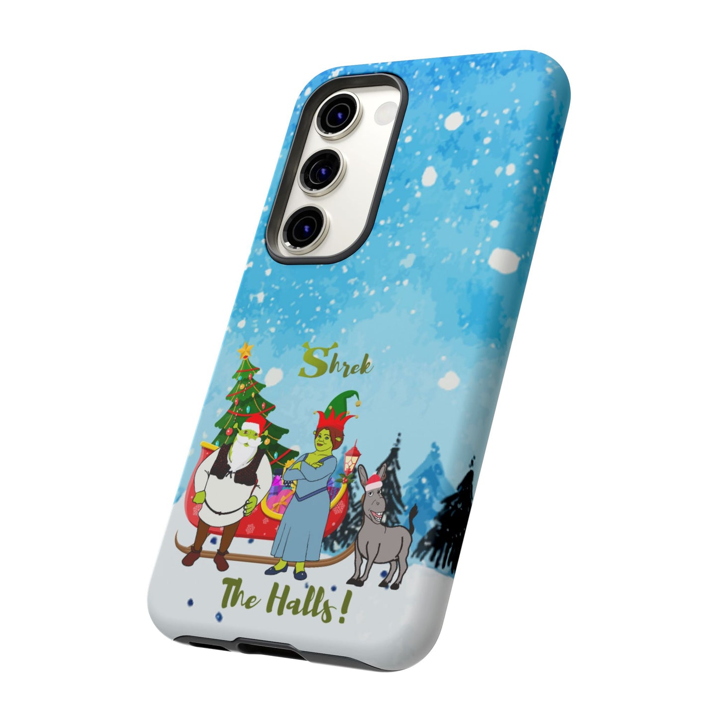 OMNI™ Shrek The Halls! (Shrek Trio: Shrek, Fiona and Donkey) Christmas Themed Phone Cases