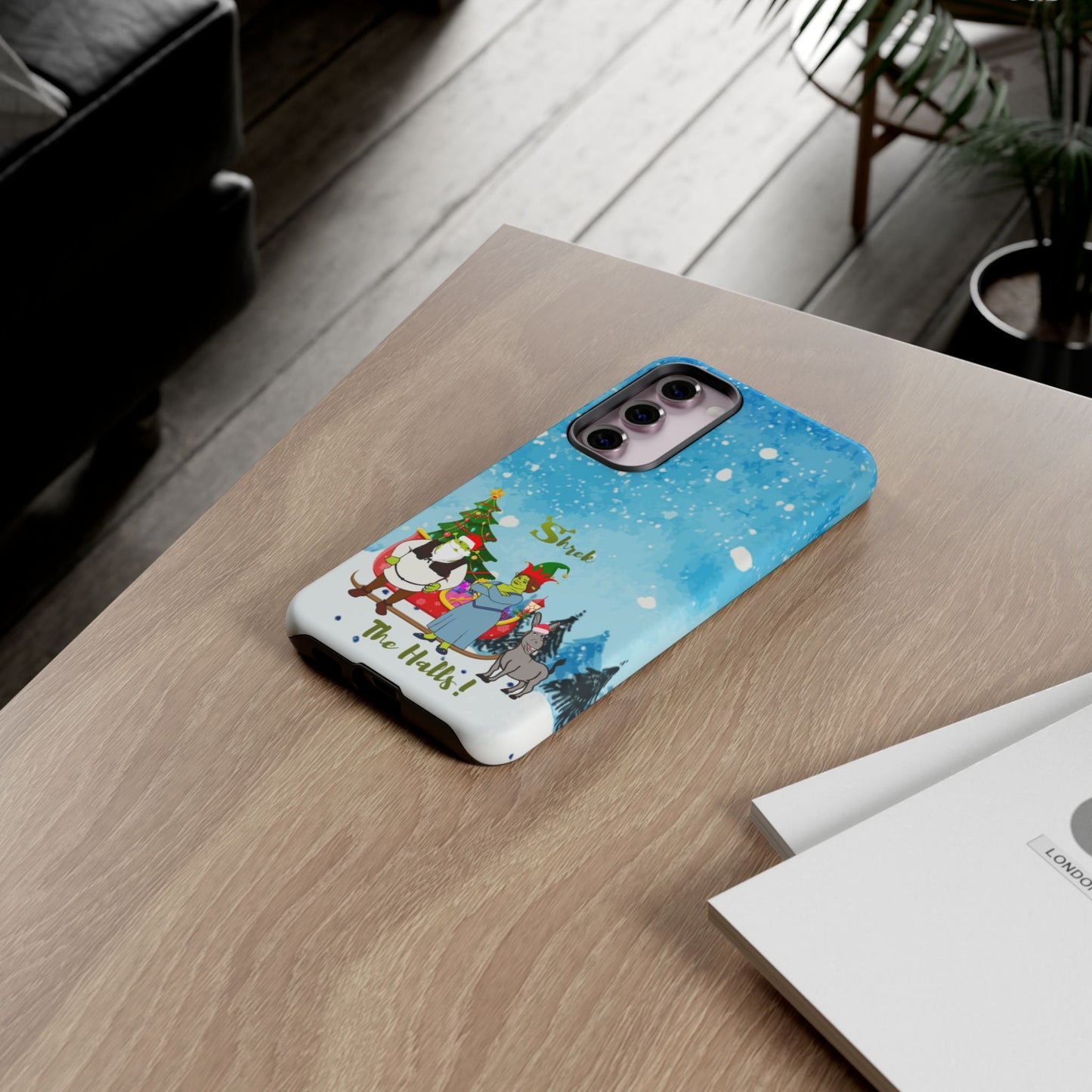 OMNI™ Shrek The Halls! (Shrek Trio: Shrek, Fiona and Donkey) Christmas Themed Phone Cases