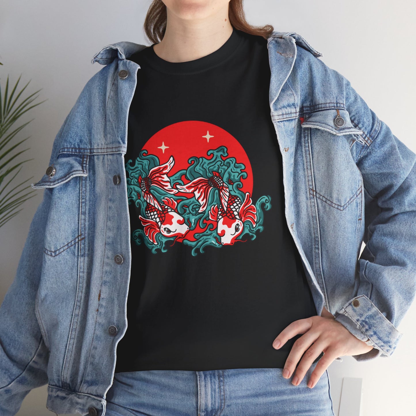OMNI™ Japanese Koi Unisex Heavy Cotton T-Shirt