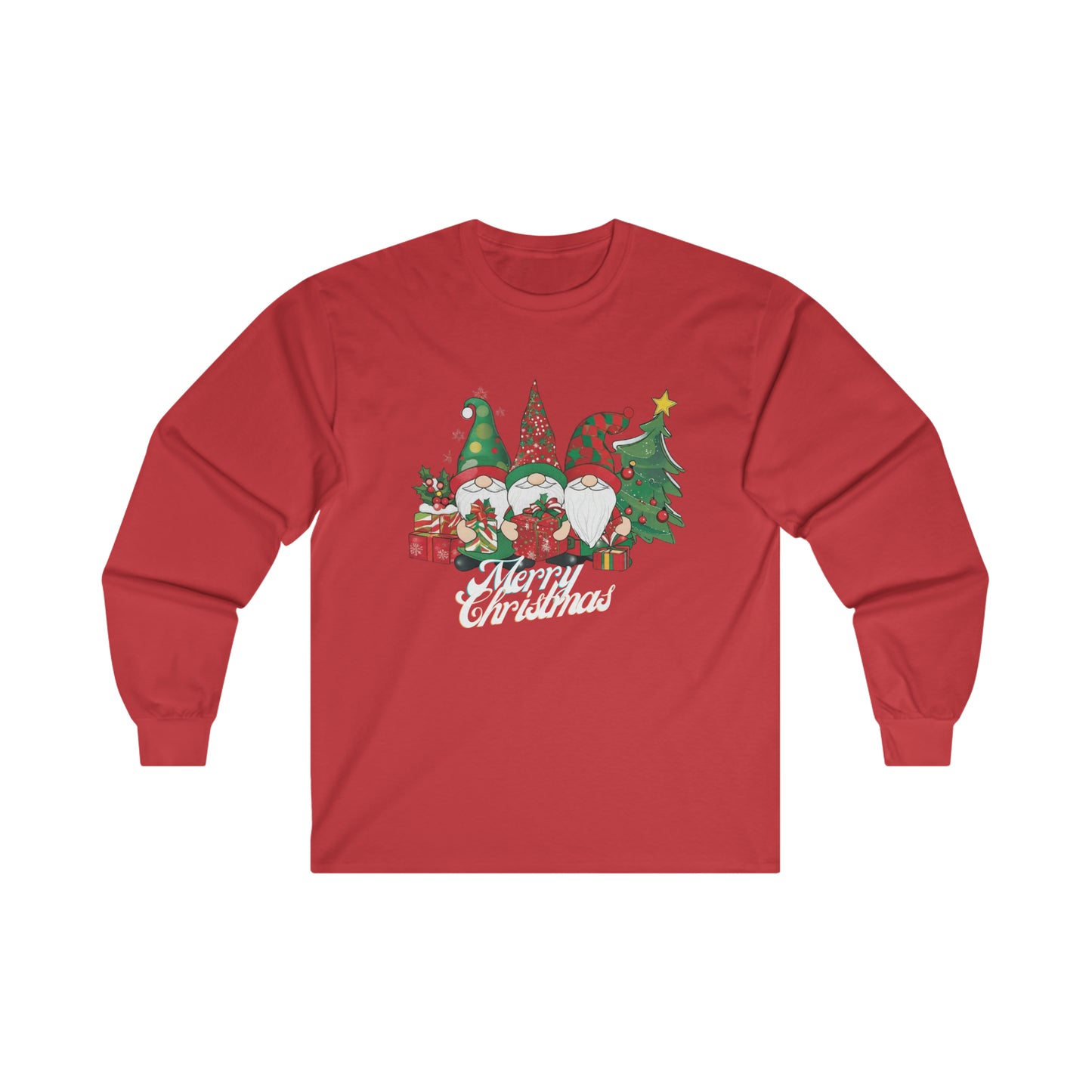 OMNI™ Garden Gnome Trio Ultra Cotton Long Sleeve T-Shirt