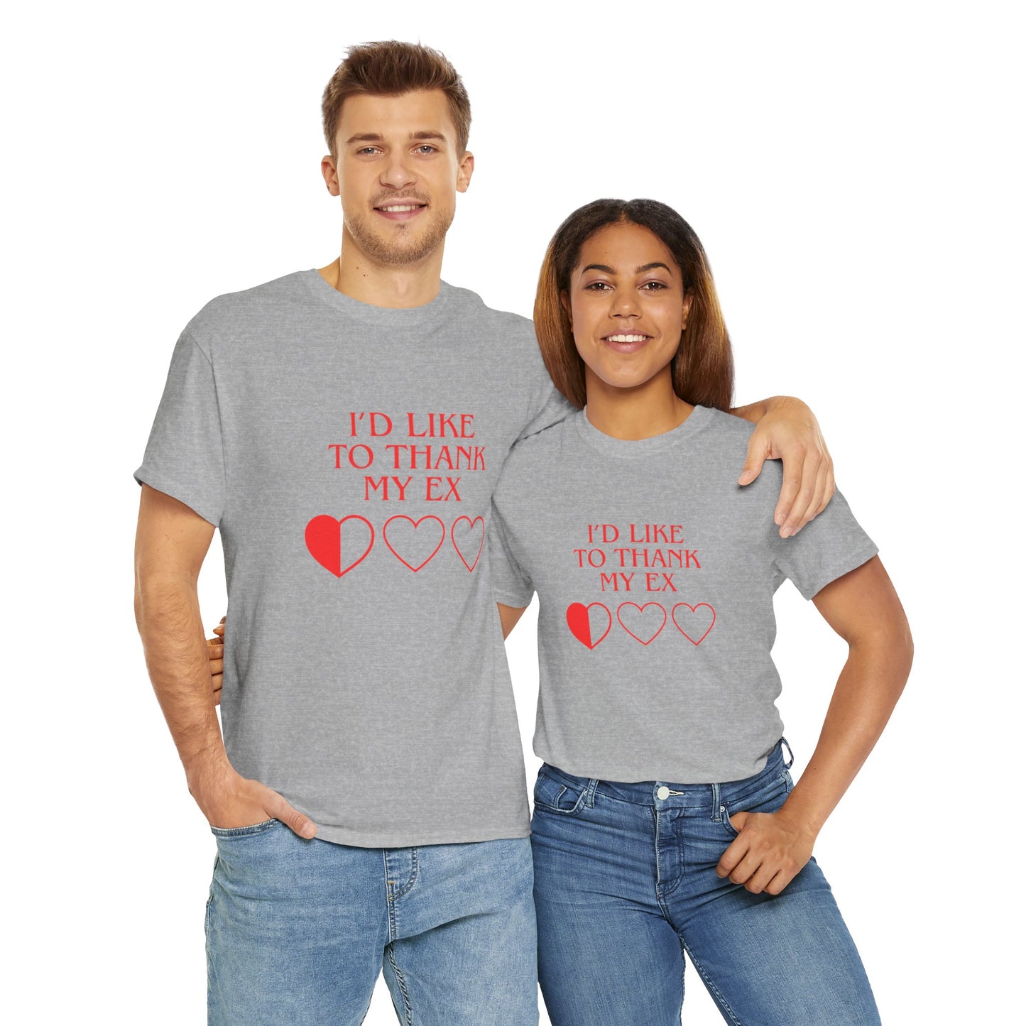OMNI™ I'D Like To Thank My Ex Unisex Heavy Cotton T-Shirt
