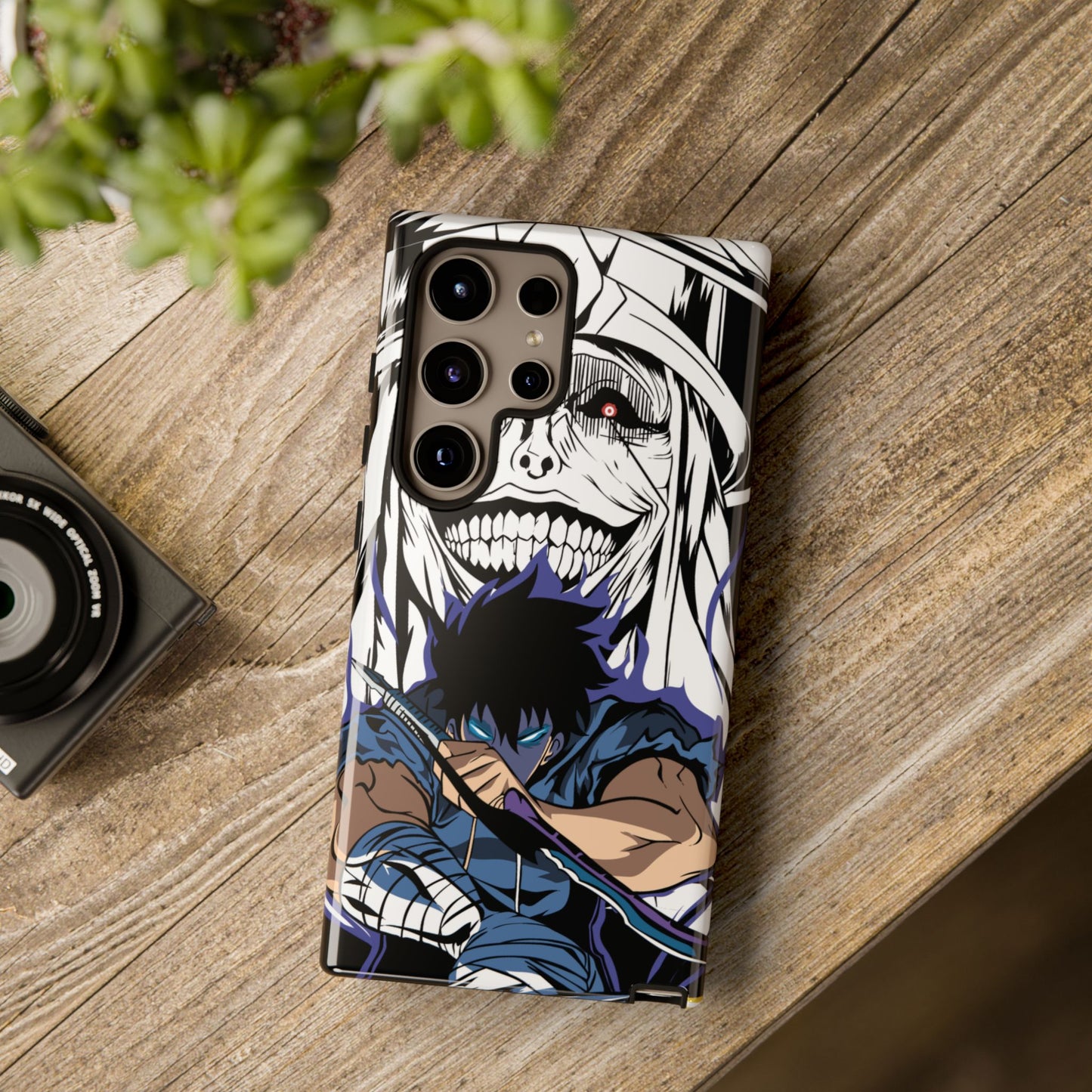 OMNI™ Solo Leveling Sung Jinwoo Vs Statue Of God II Double Layered Phone Case