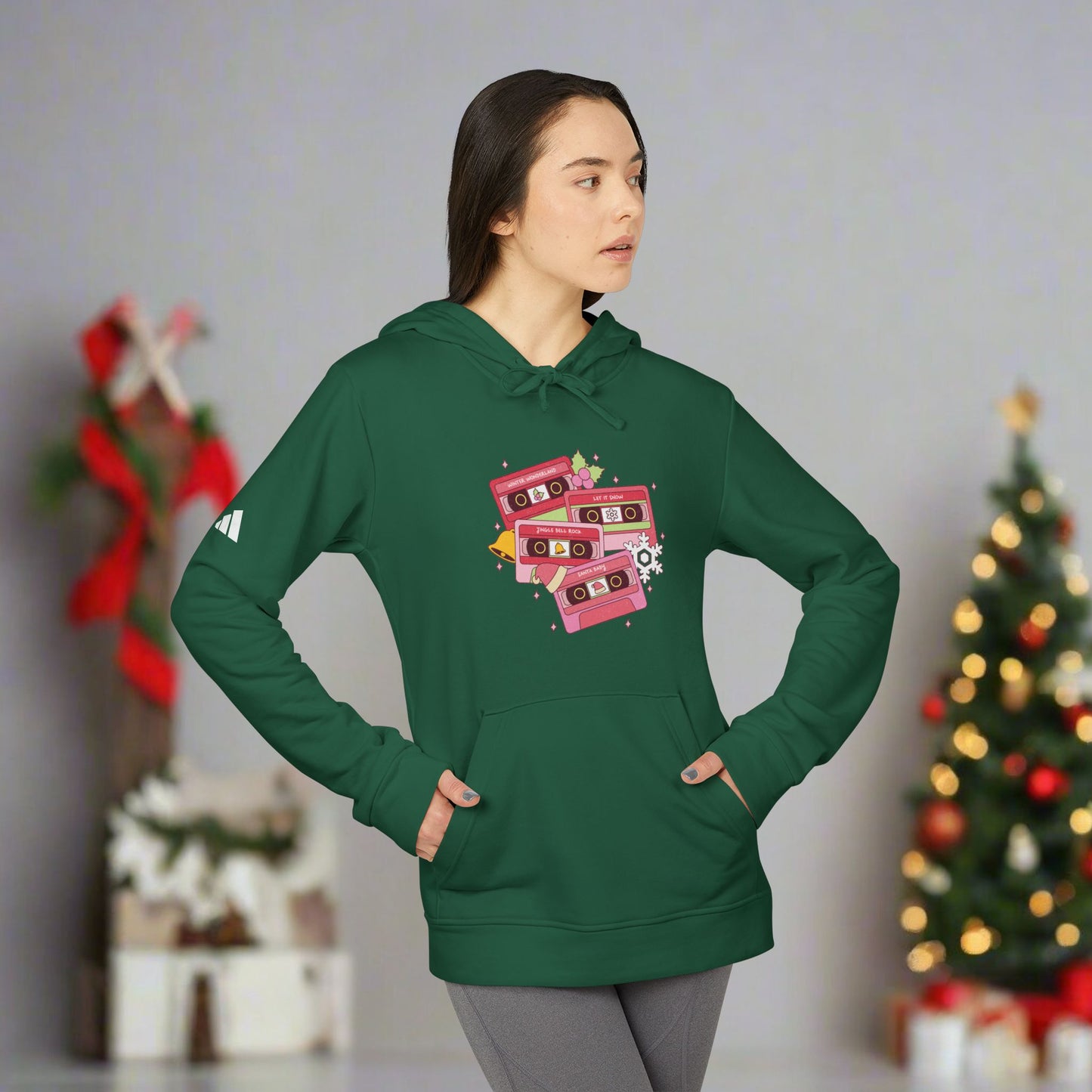 OMNI™ Christmas Carol Adidas Unisex Fleece Hoodie