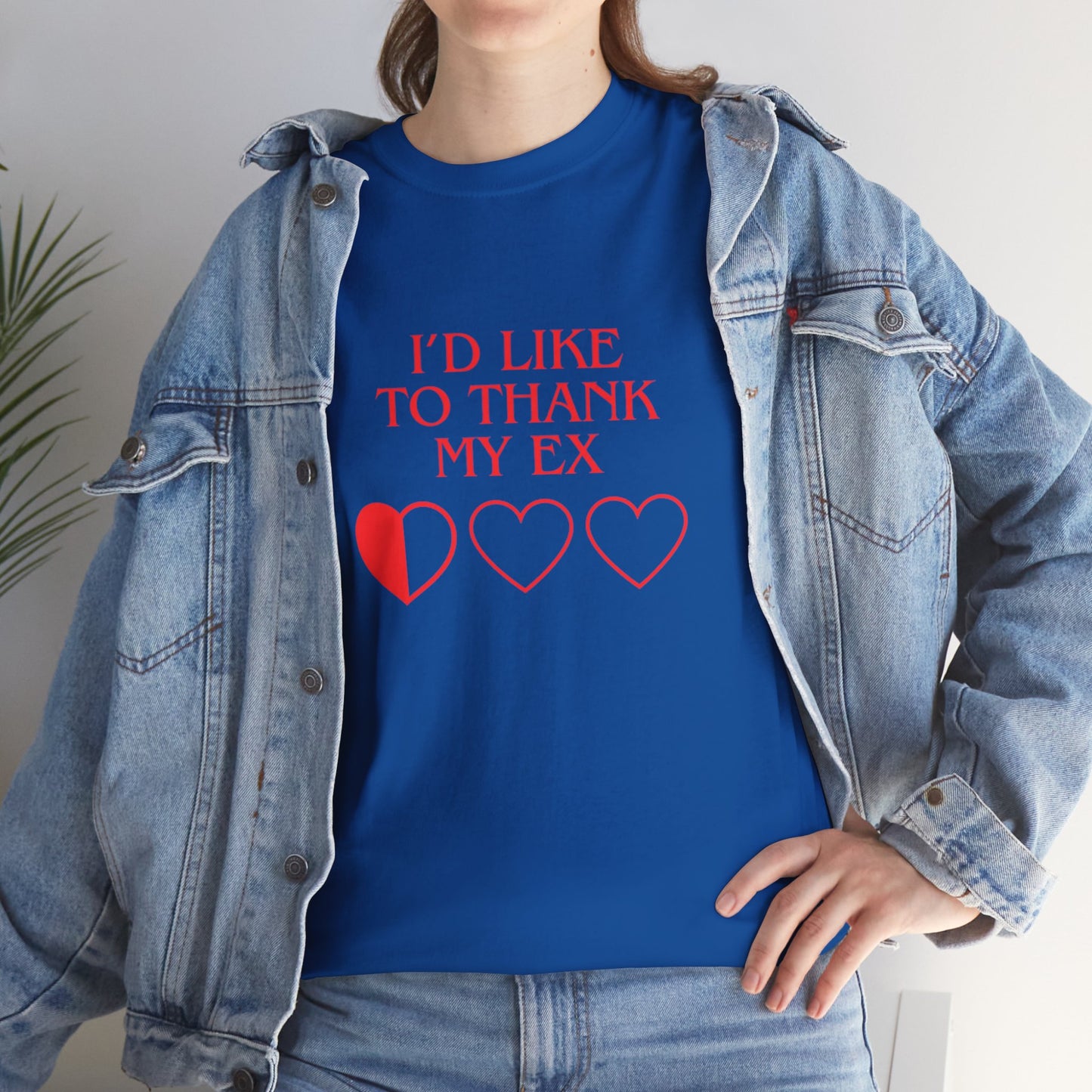 OMNI™ I'D Like To Thank My Ex Unisex Heavy Cotton T-Shirt