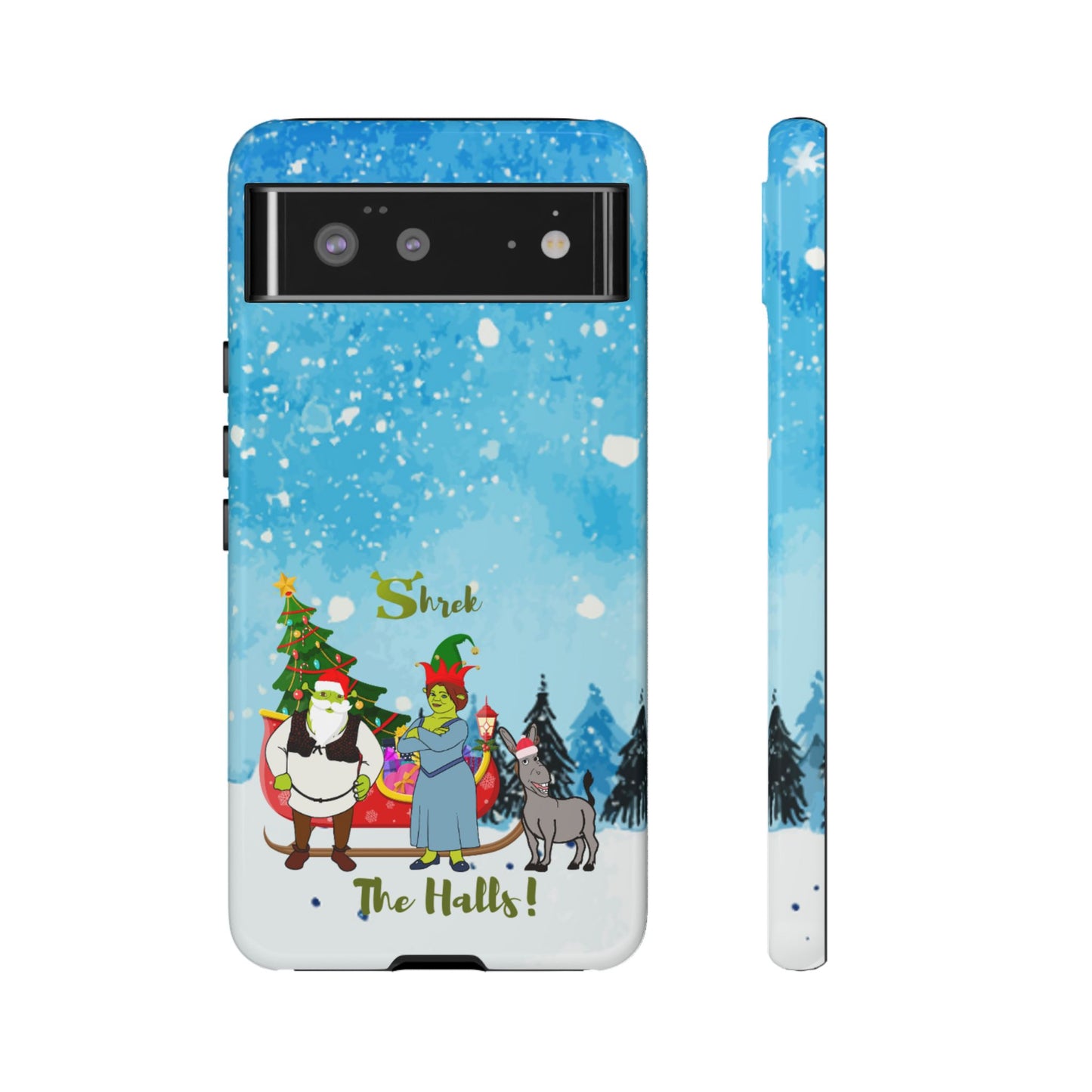 OMNI™ Shrek The Halls! (Shrek Trio: Shrek, Fiona and Donkey) Christmas Themed Phone Cases