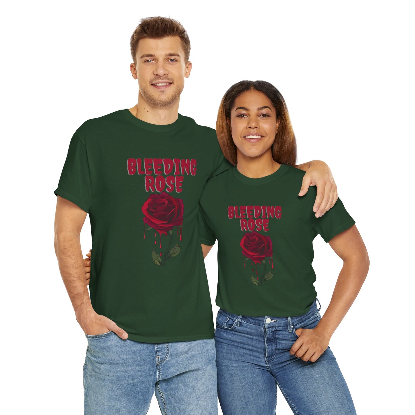 OMNI™ Bleeding Rose Unisex Heavy Cotton T-Shirt