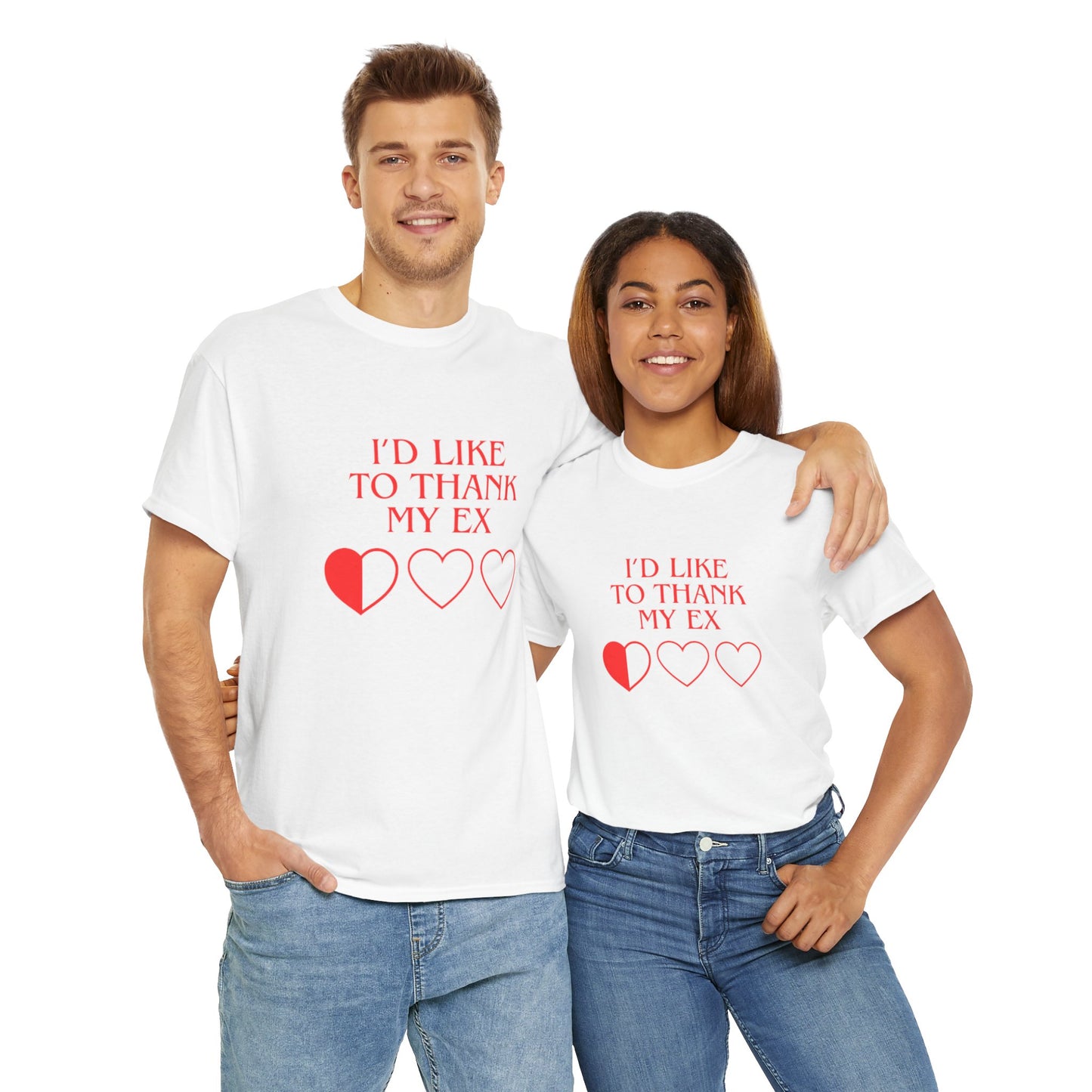 OMNI™ I'D Like To Thank My Ex Unisex Heavy Cotton T-Shirt