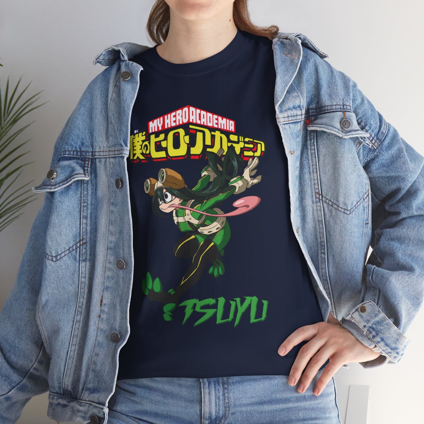 OMNI™ My Hero Academia Tsuyu Asui Unisex Heavy Cotton T-Shirt