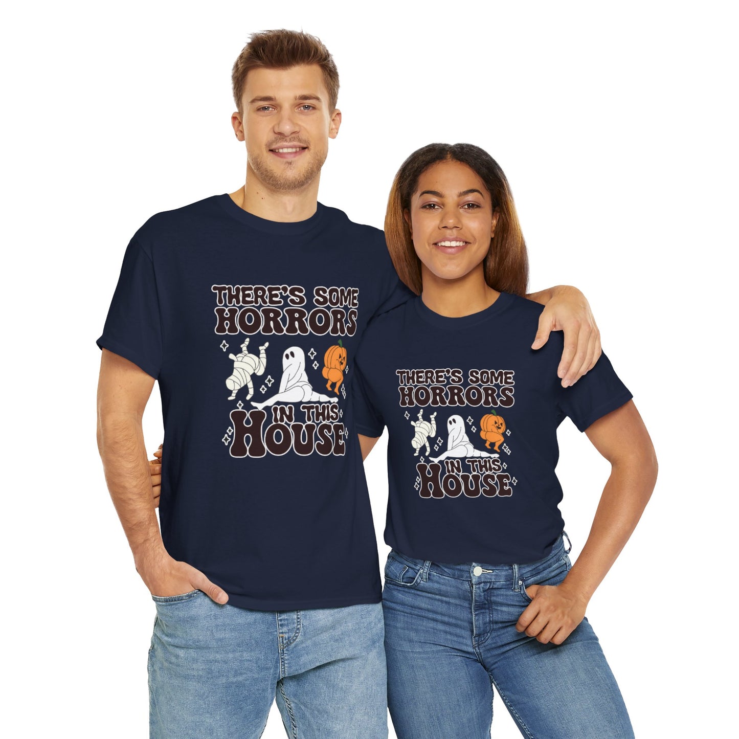 There's Some Horrors In This House Unisex Heavy Cotton Tee