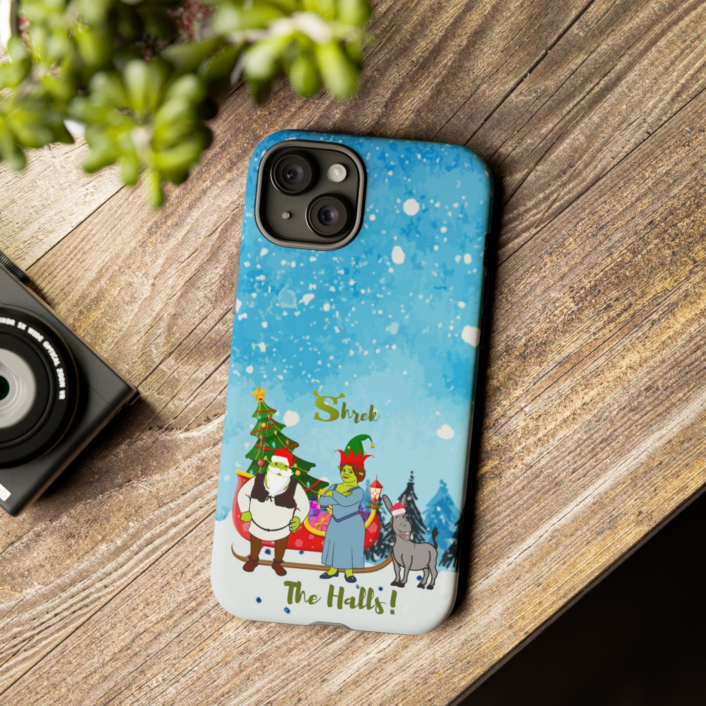 OMNI™ Shrek The Halls! (Shrek Trio: Shrek, Fiona and Donkey) Christmas Themed Phone Cases