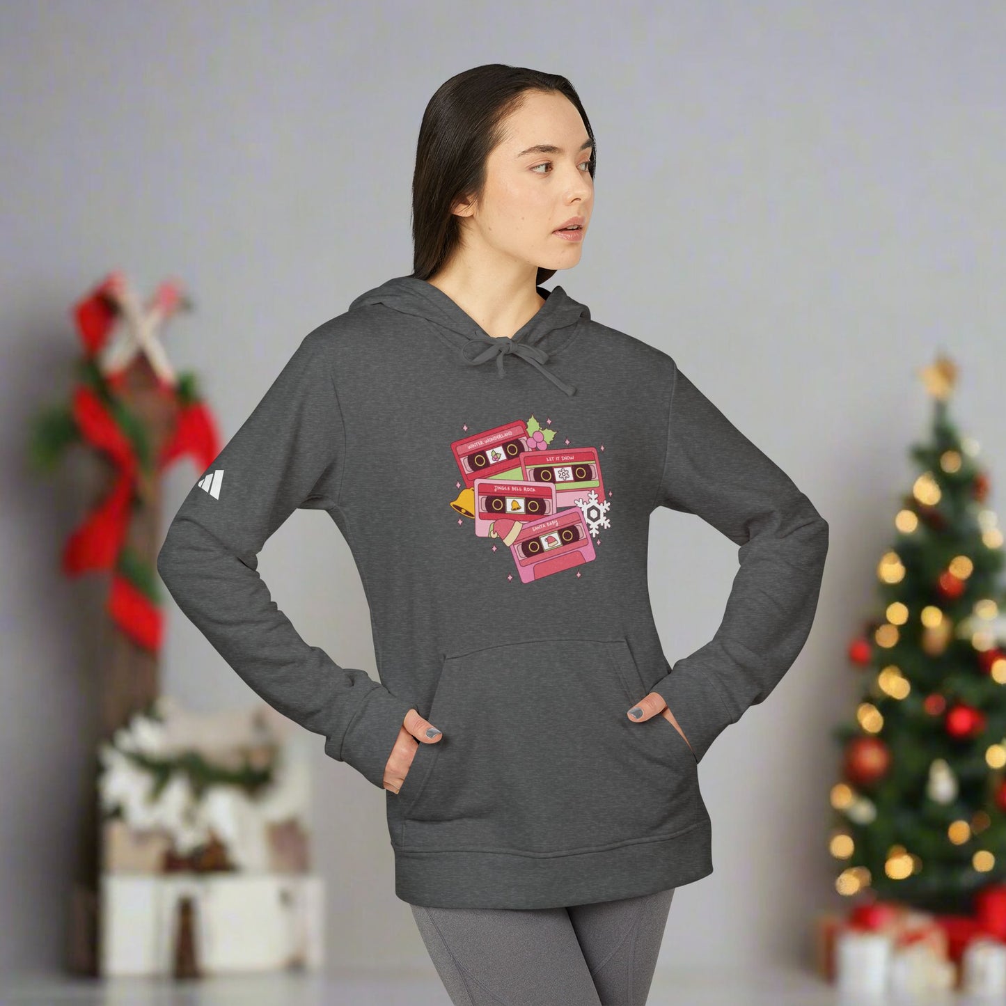 OMNI™ Christmas Carol Adidas Unisex Fleece Hoodie