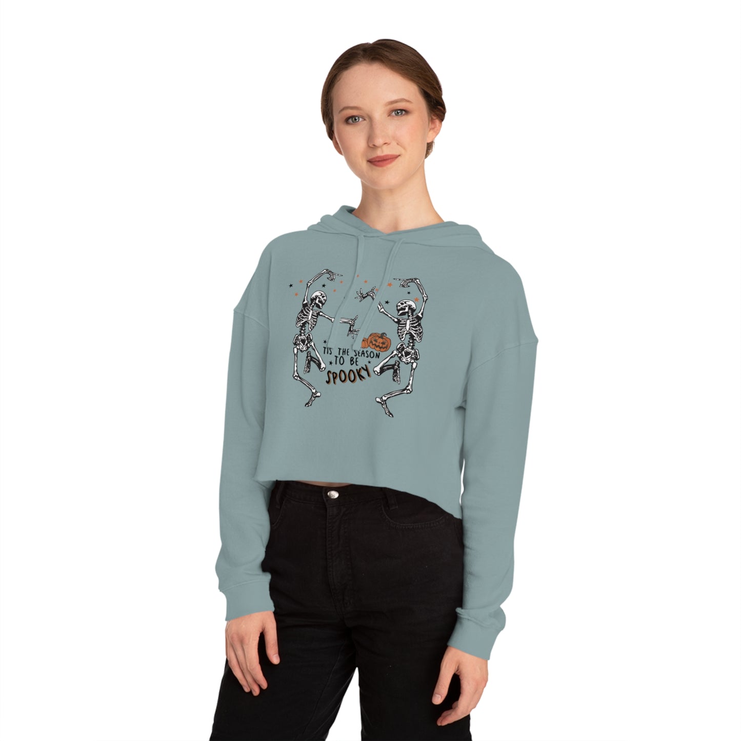 OMNI™ Tis The Season To Be Spooky Women’s Cropped Hoodie