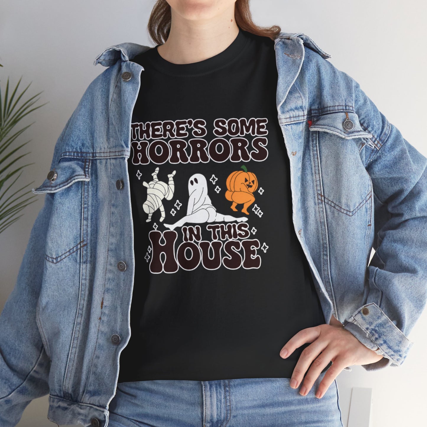 There's Some Horrors In This House Unisex Heavy Cotton Tee