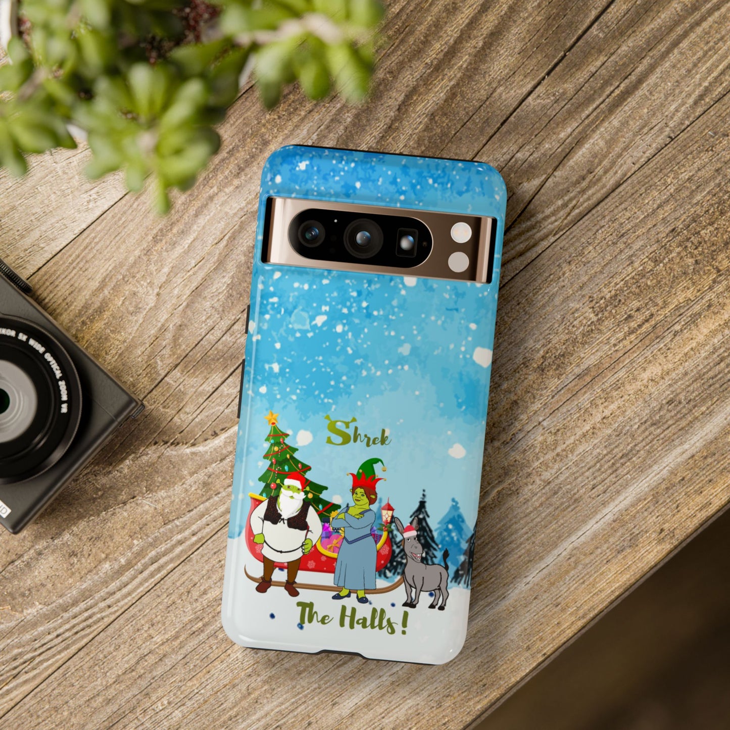 OMNI™ Shrek The Halls! (Shrek Trio: Shrek, Fiona and Donkey) Christmas Themed Phone Cases