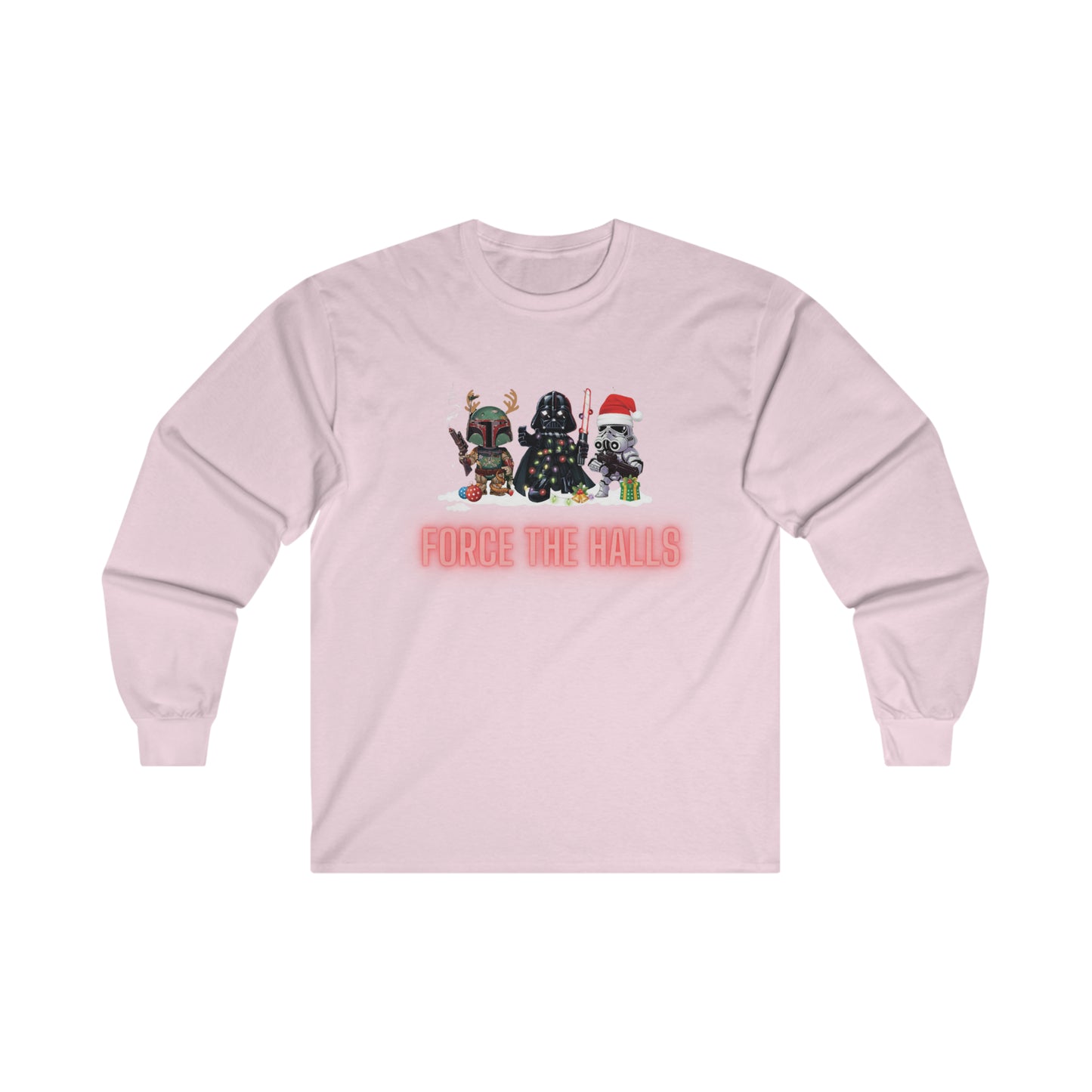 OMNI™ Star Wars Trio (Darth Vader, Boba Fett and Stormtrooper) Christmas Themed Unisex Ultra Cotton Long Sleeve T-Shirt