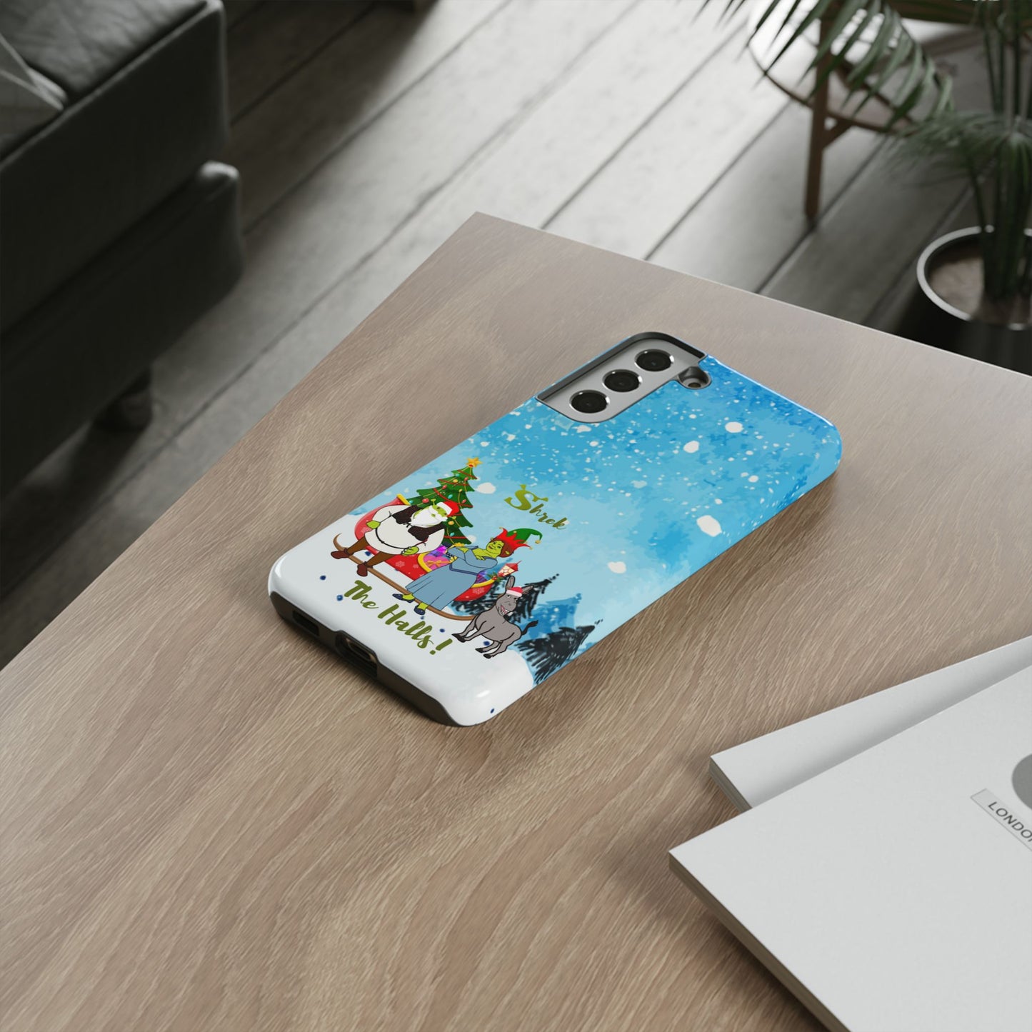 OMNI™ Shrek The Halls! (Shrek Trio: Shrek, Fiona and Donkey) Christmas Themed Phone Cases