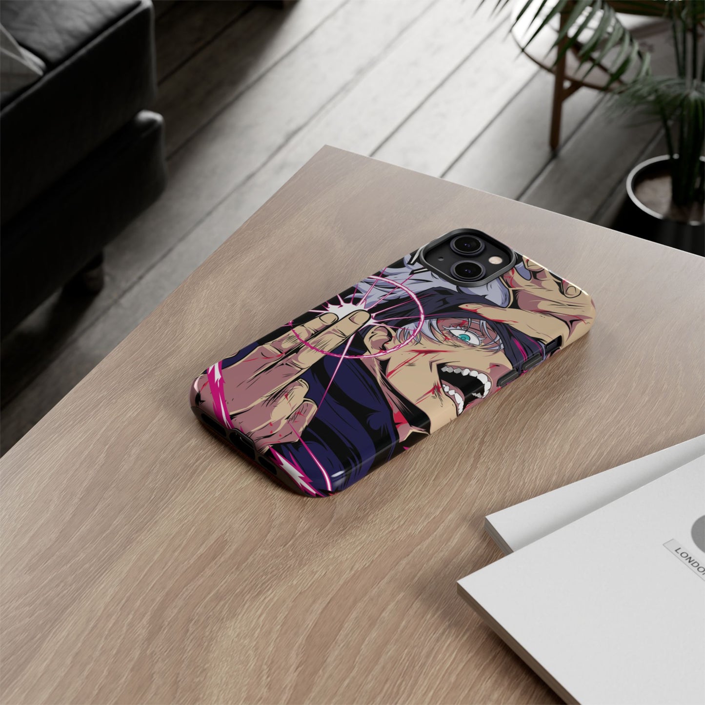 OMNI™ Jujutsu Kaisen Satoru Gojo Reversal Red Technique Double Layered Phone Case