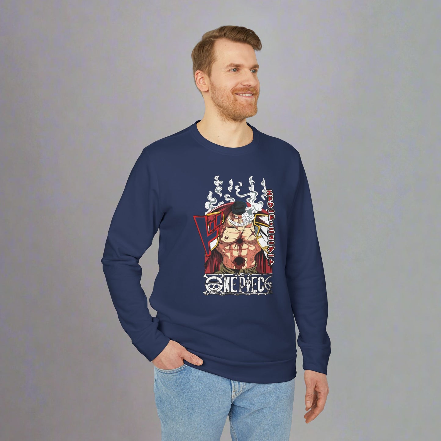 OMNI™ One Piece Edward "Whitebeard" Newgate Adidas Unisex Fleece Crewneck Sweatshirt
