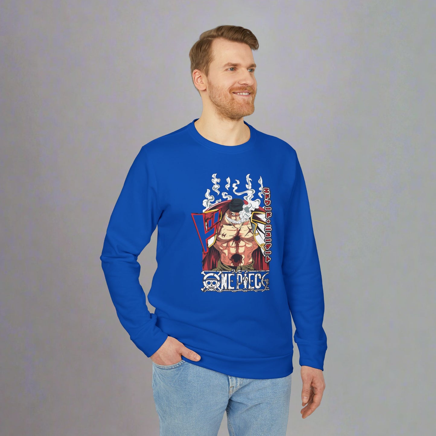 OMNI™ One Piece Edward "Whitebeard" Newgate Adidas Unisex Fleece Crewneck Sweatshirt