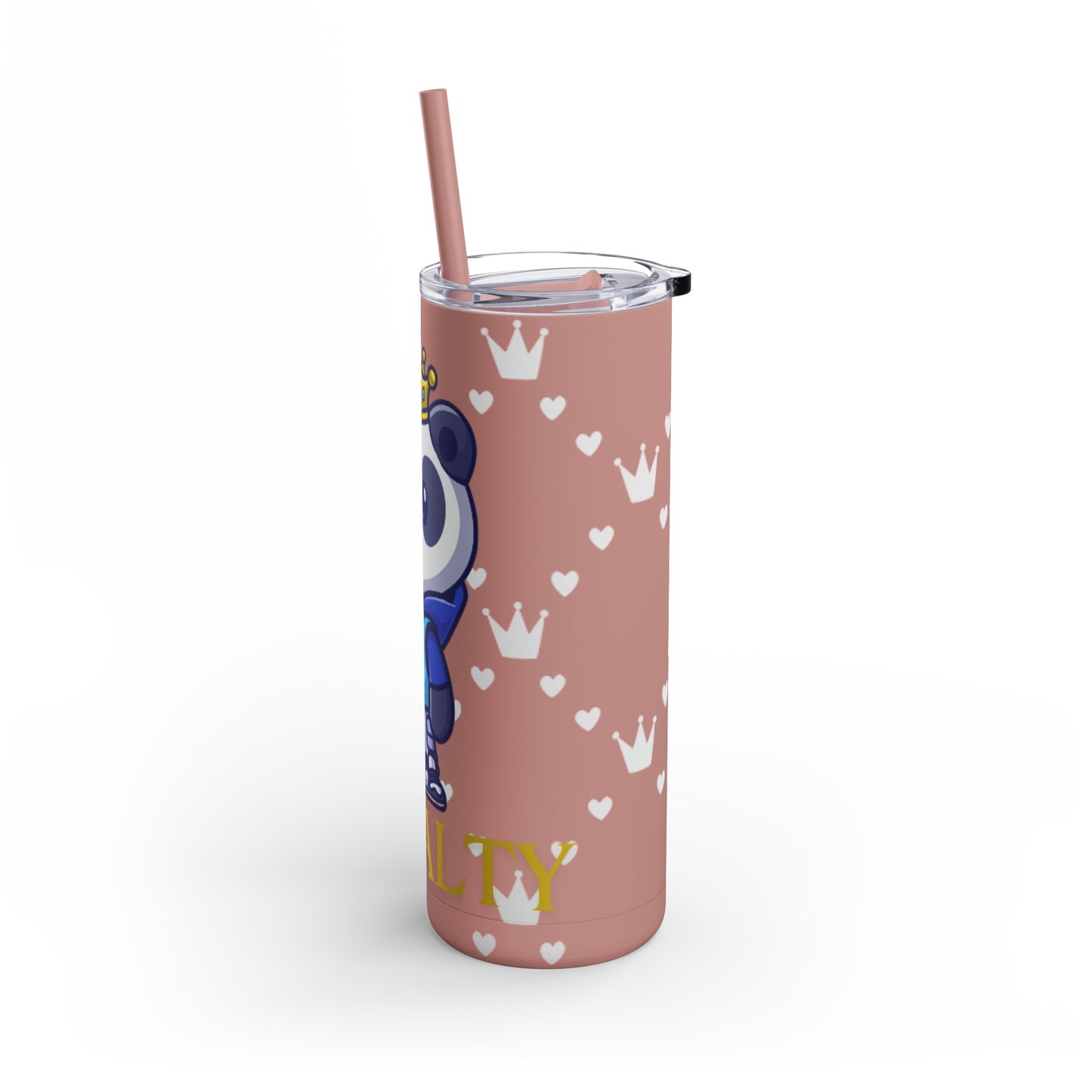 OMNI™ Royalty Panda Maars Maker Skinny Matte Tumbler (20oz)