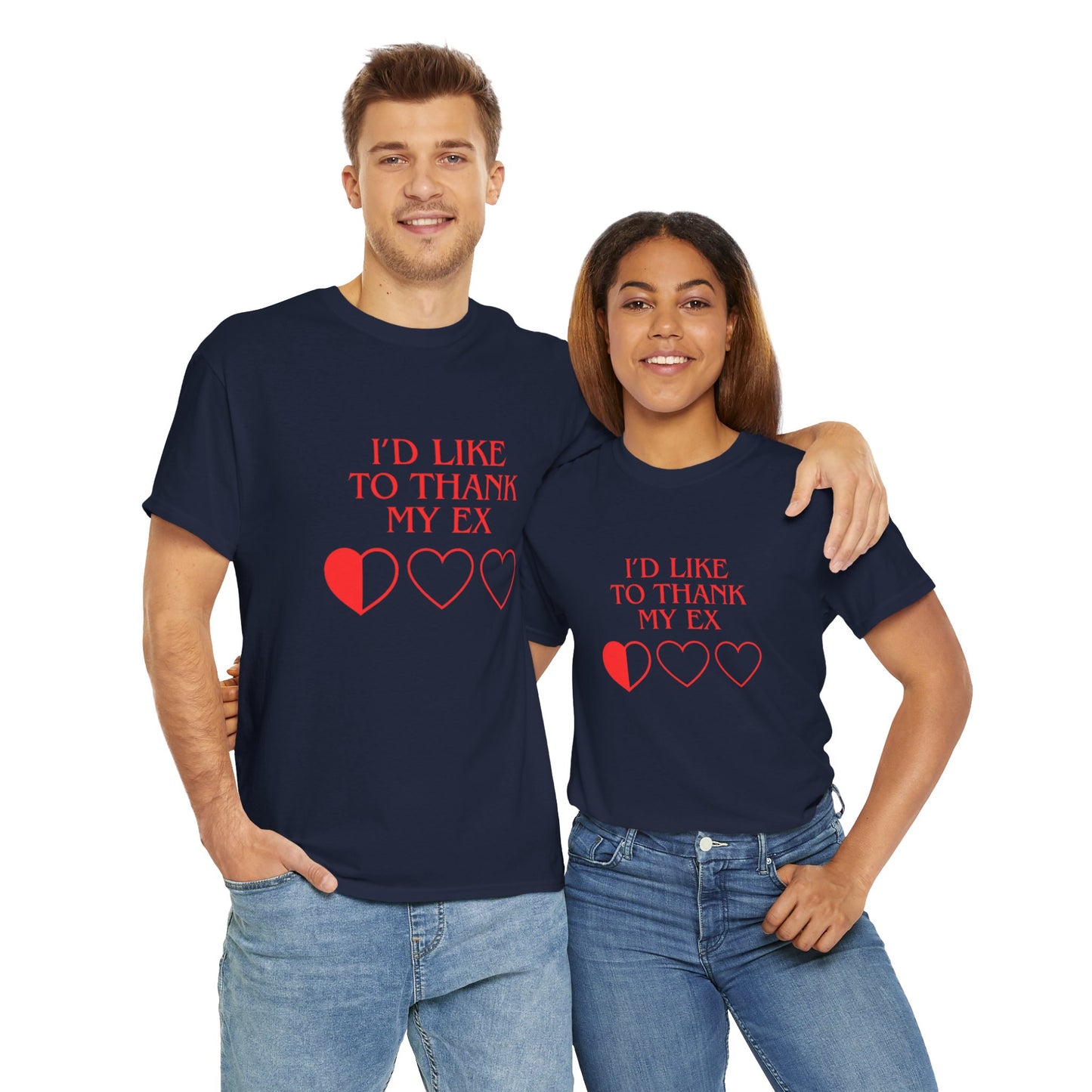 OMNI™ I'D Like To Thank My Ex Unisex Heavy Cotton T-Shirt