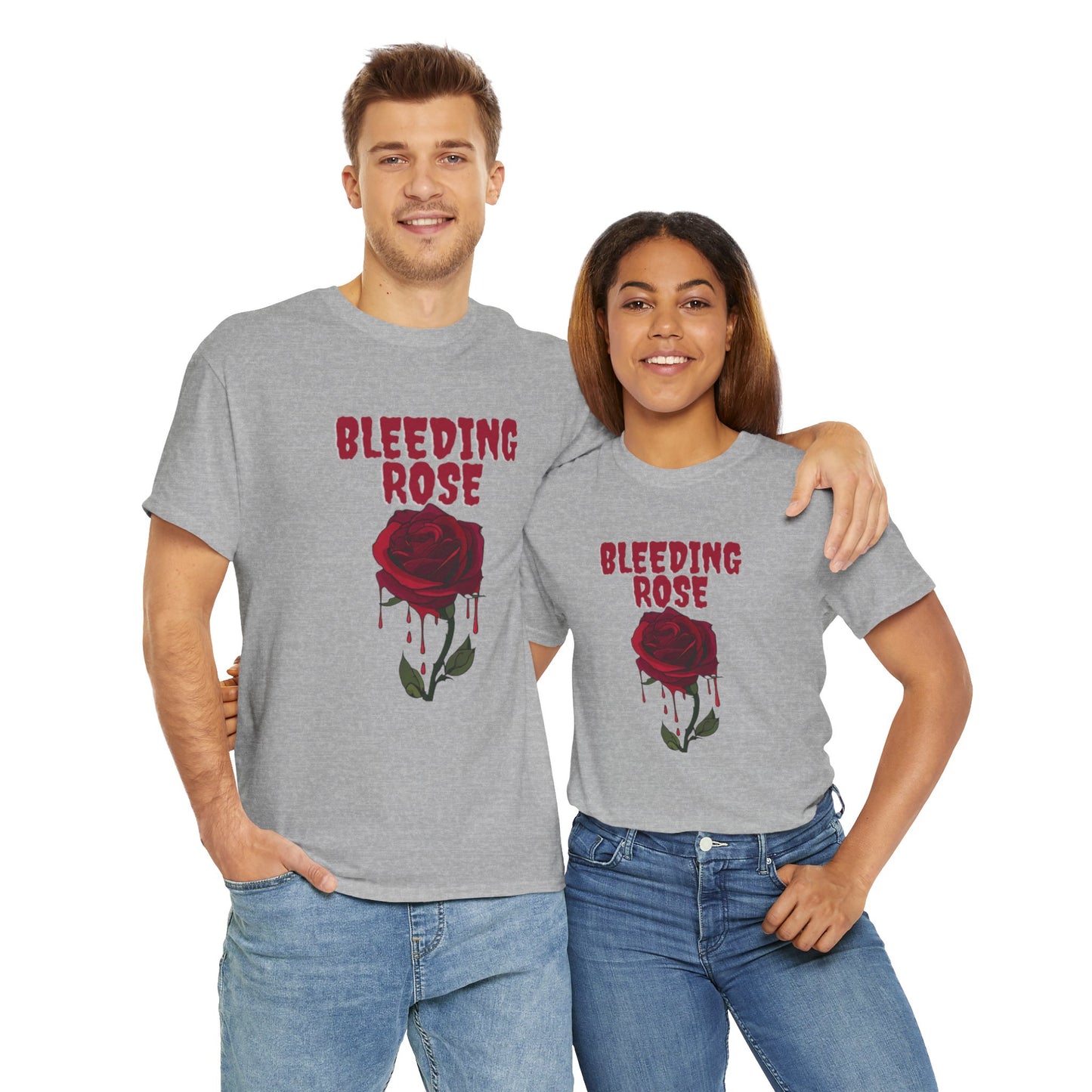 OMNI™ Bleeding Rose Unisex Heavy Cotton T-Shirt
