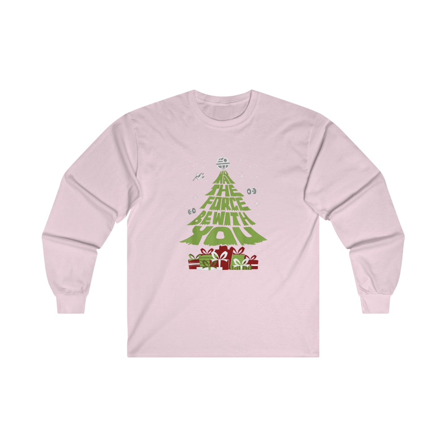 OMNI™ May The Force Be With You Christmas Tree Unisex Ultra Cotton Long Sleeve T-Shirt