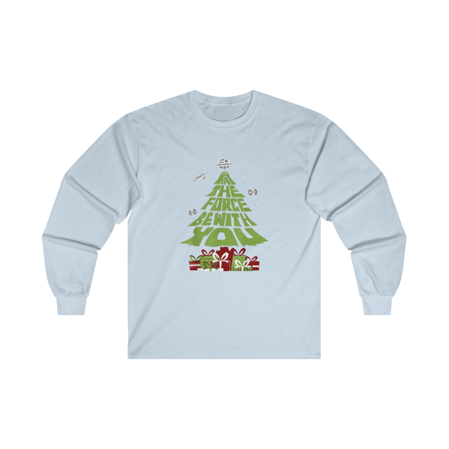 OMNI™ May The Force Be With You Christmas Tree Unisex Ultra Cotton Long Sleeve T-Shirt