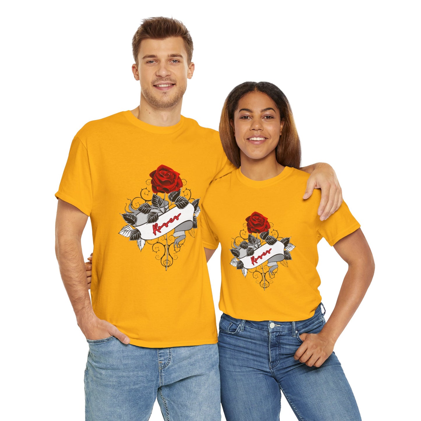 Roses Unisex Heavy Cotton T-Shirt