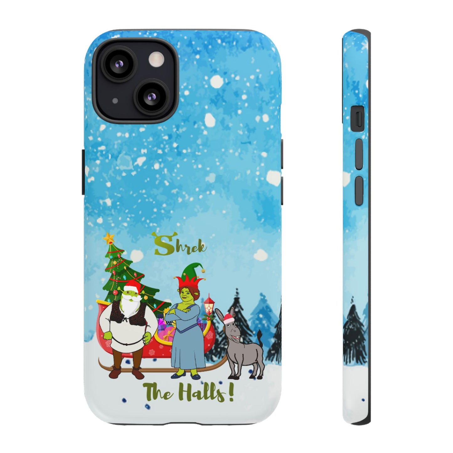OMNI™ Shrek The Halls! (Shrek Trio: Shrek, Fiona and Donkey) Christmas Themed Phone Cases