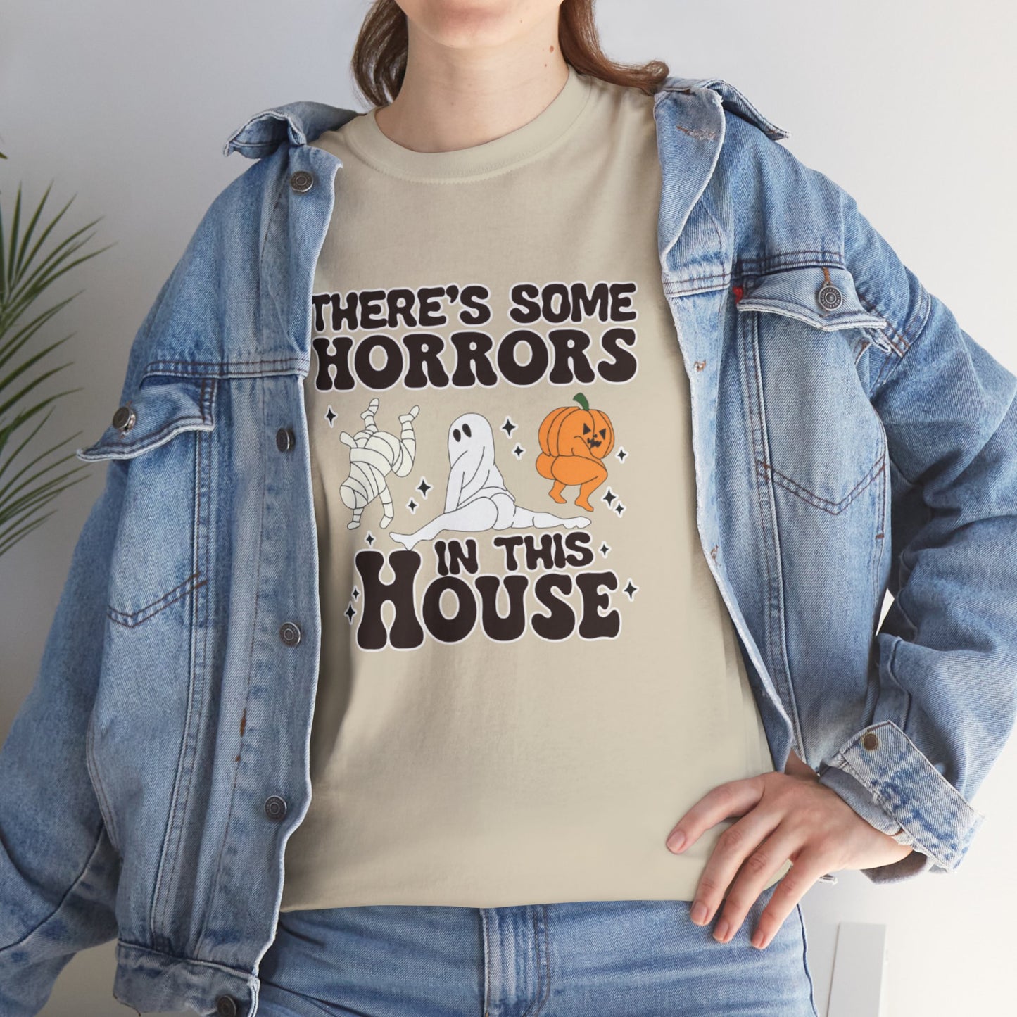There's Some Horrors In This House Unisex Heavy Cotton Tee