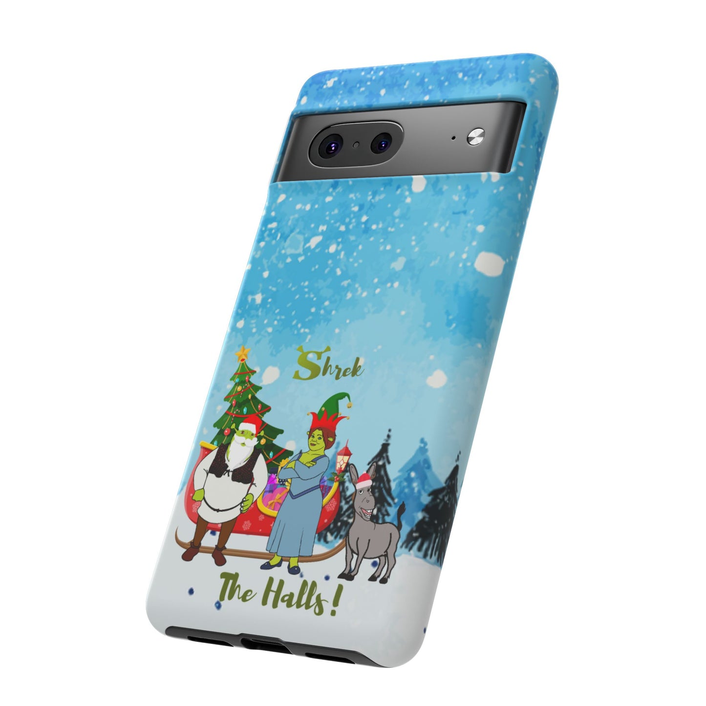 OMNI™ Shrek The Halls! (Shrek Trio: Shrek, Fiona and Donkey) Christmas Themed Phone Cases
