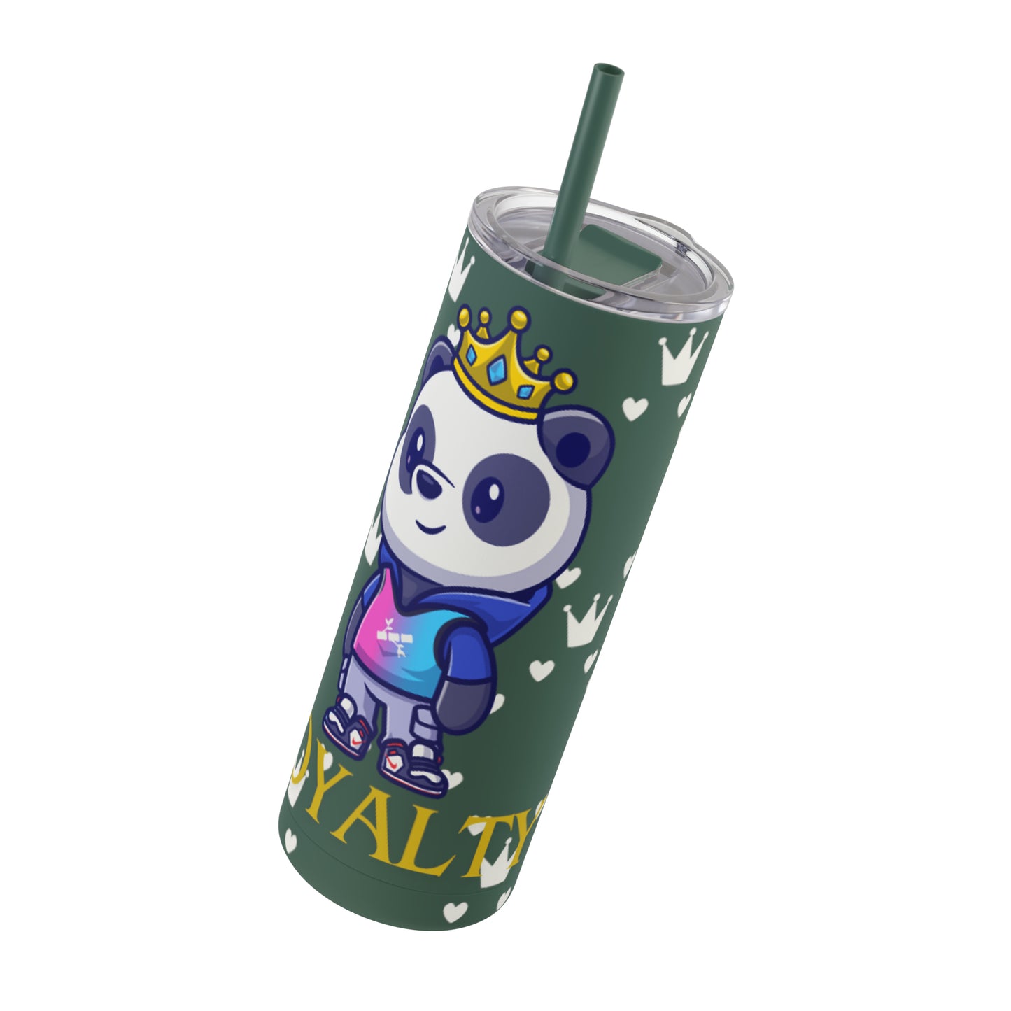 OMNI™ Royalty Panda Maars Maker Skinny Matte Tumbler (20oz)