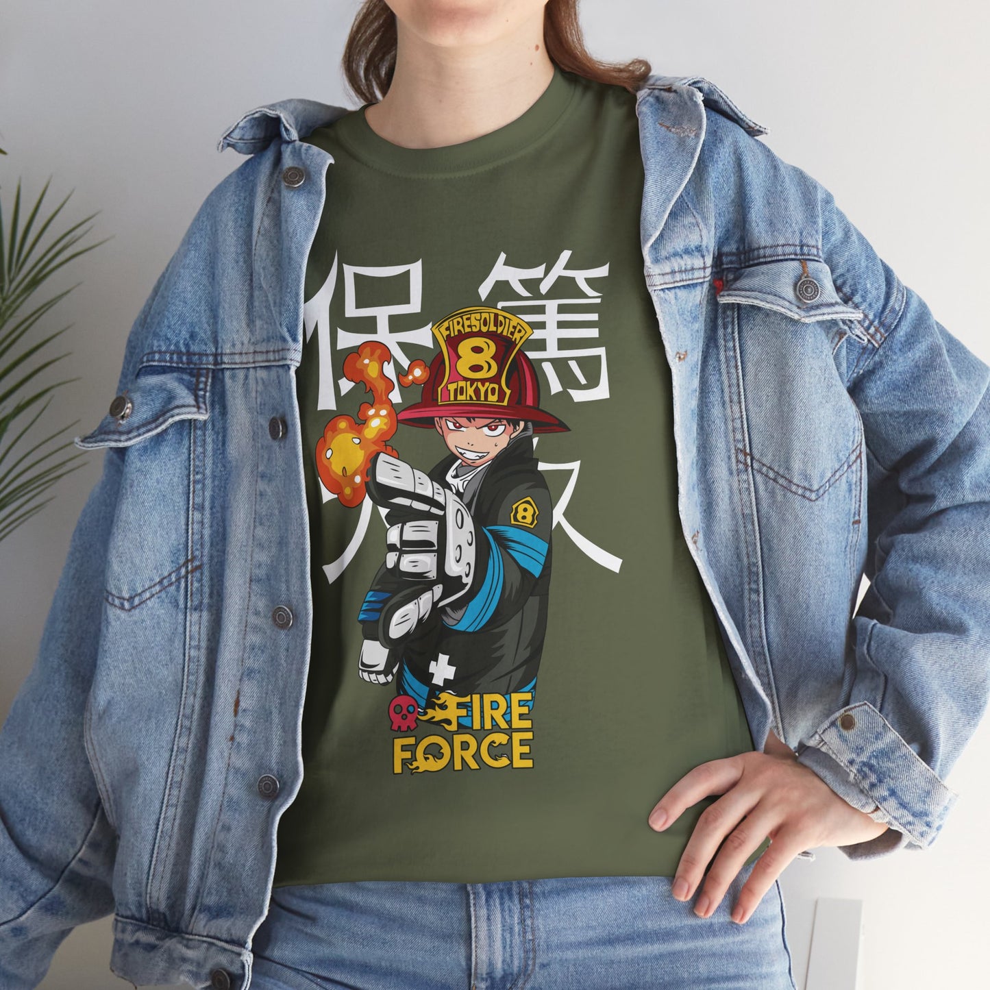 OMNI™ Fire Force Shinra Kusakabe Unisex Heavy Cotton T-Shirt