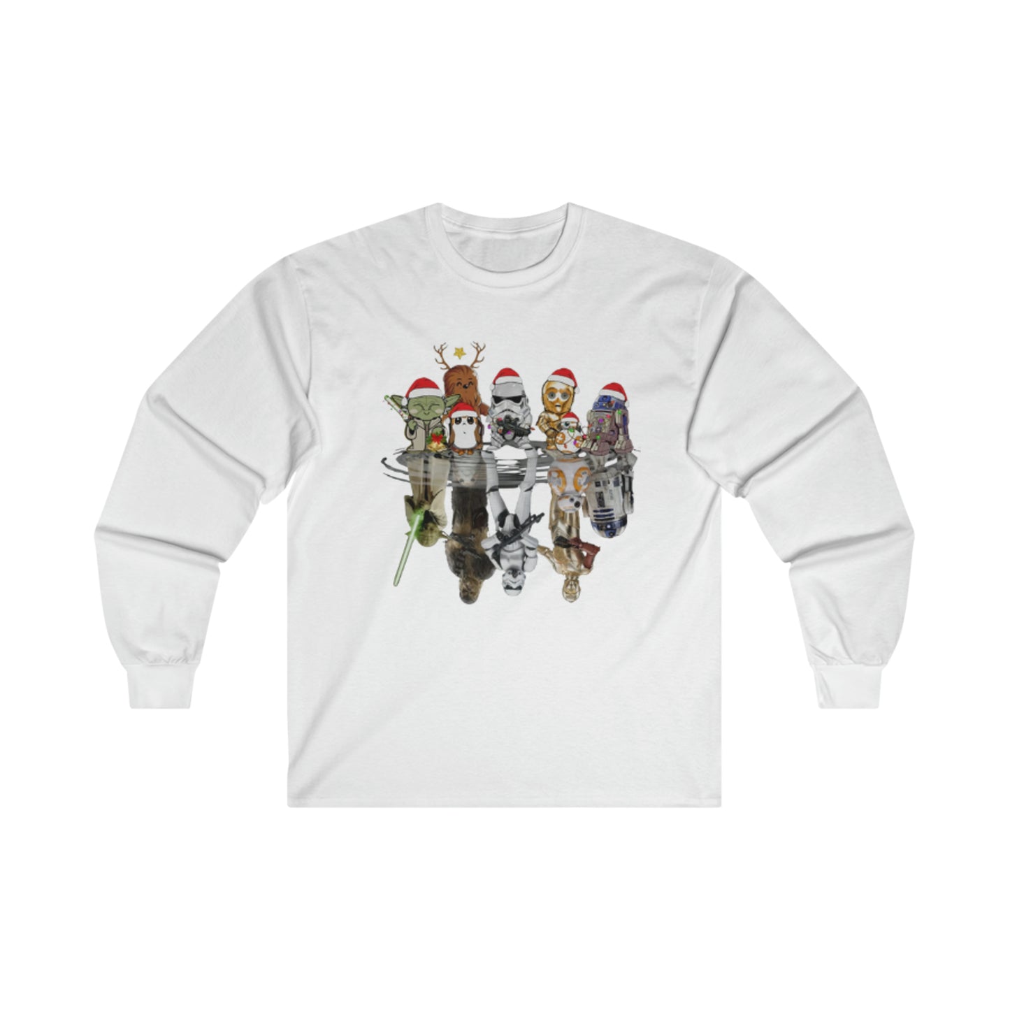 OMNI™ Star Wars Christmas Themed Ultra Cotton Long Sleeve T-Shirt