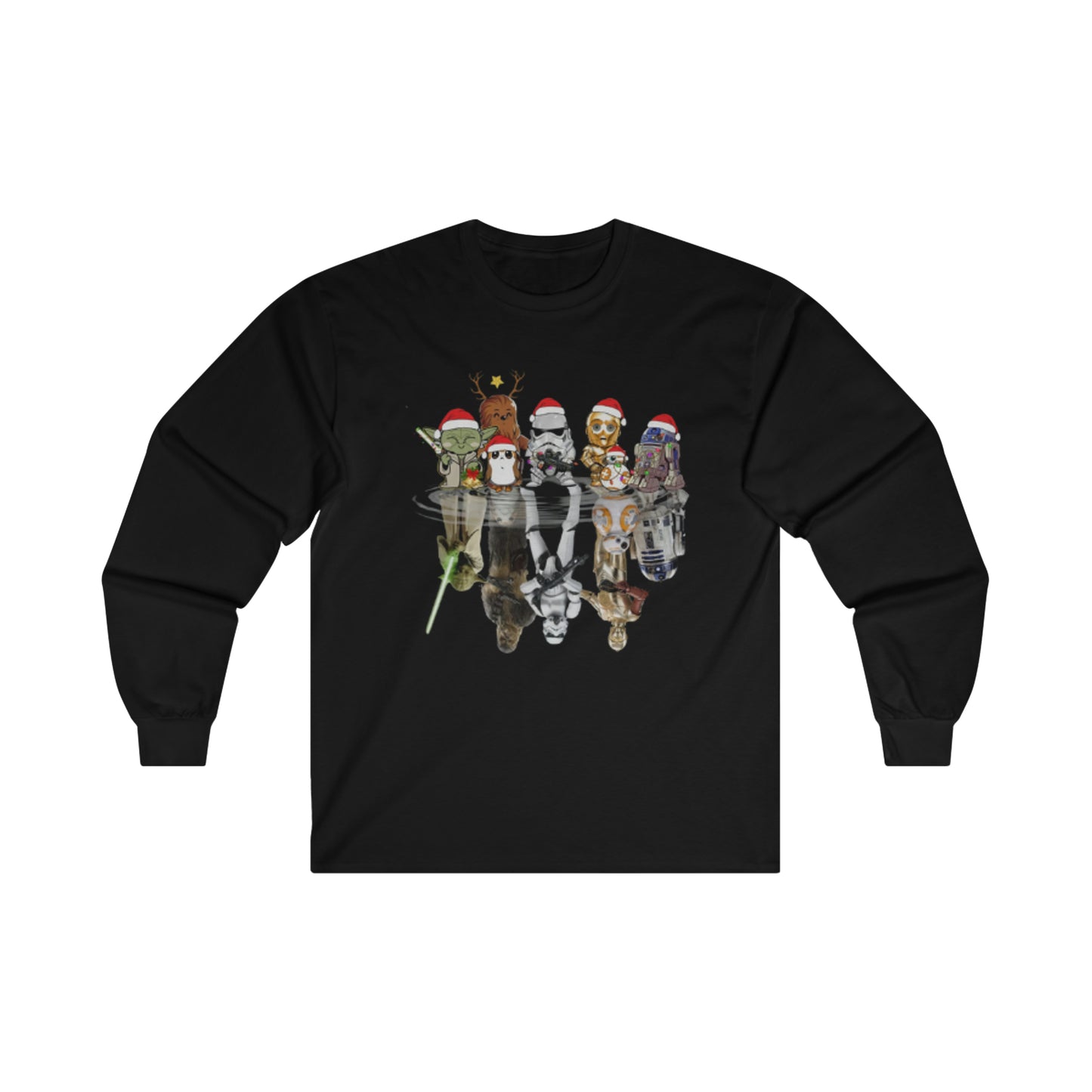 OMNI™ Star Wars Christmas Themed Ultra Cotton Long Sleeve T-Shirt